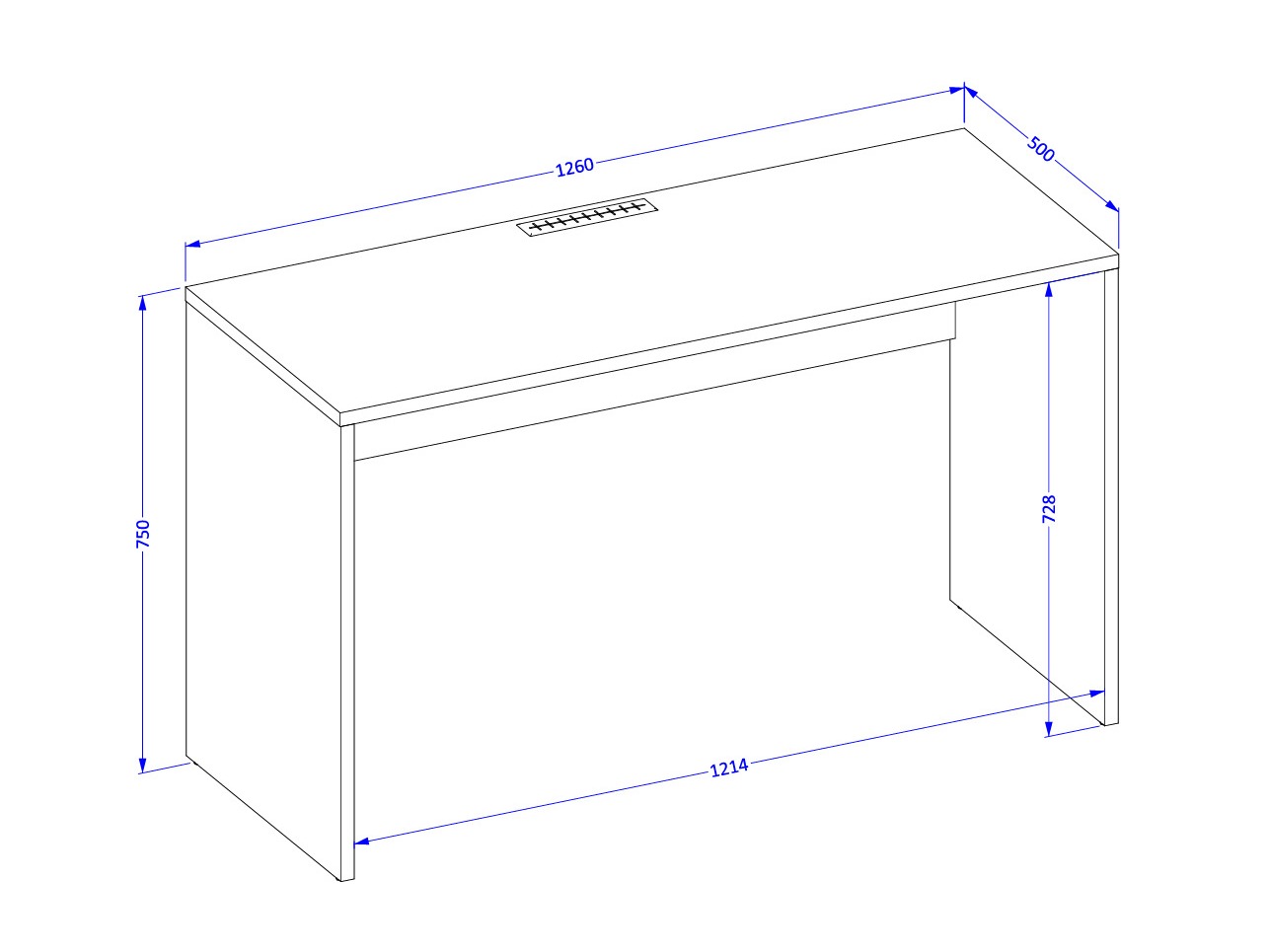 Skrivebord Nolcala 103