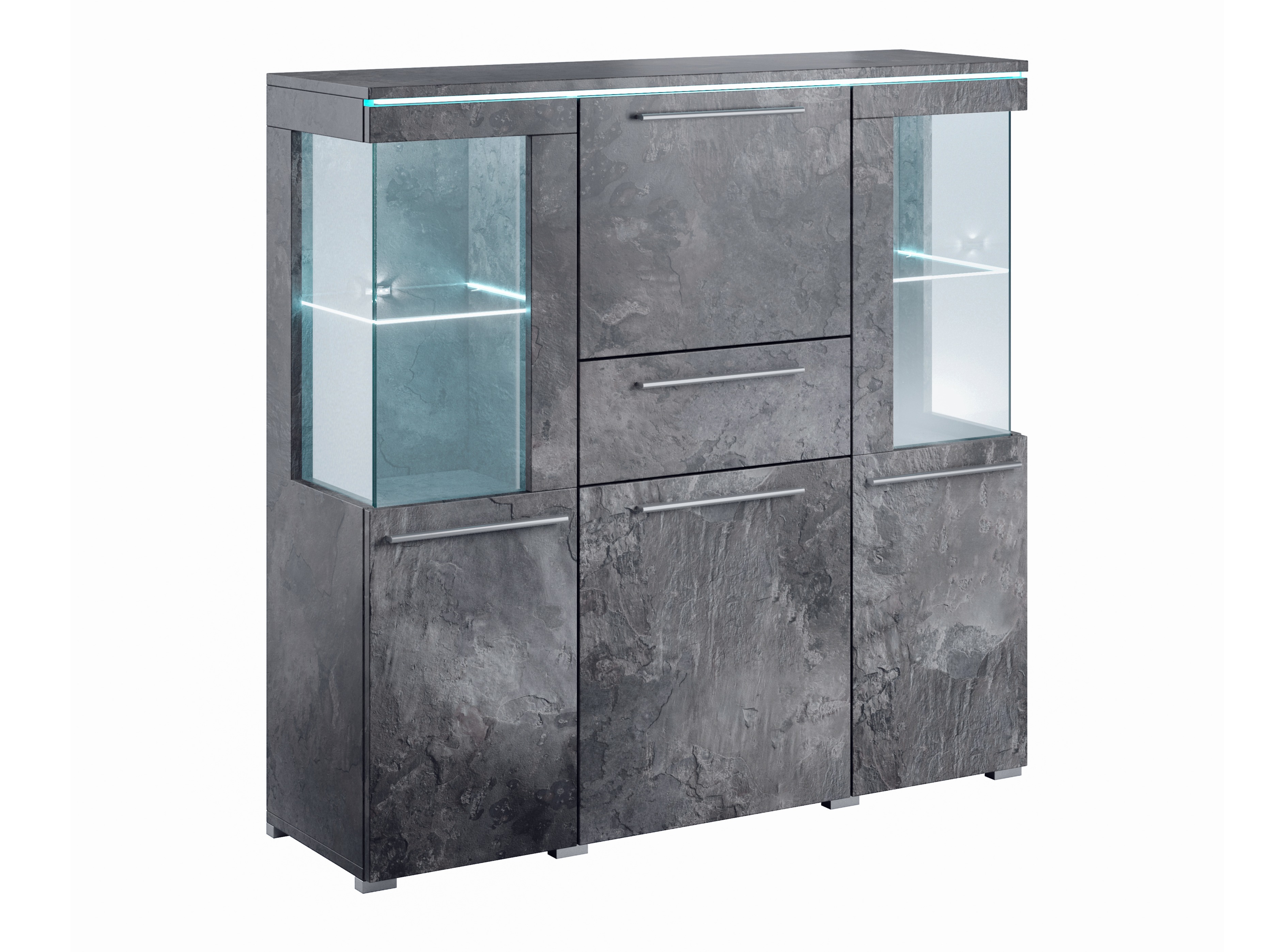 Kommode Torvire 115 (Mørk beton)