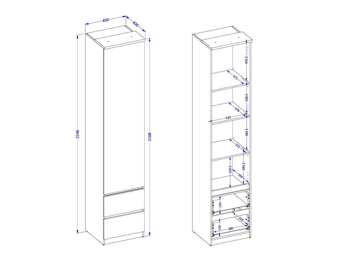 Reol Nolcala 115 (Egetræ + Beige)