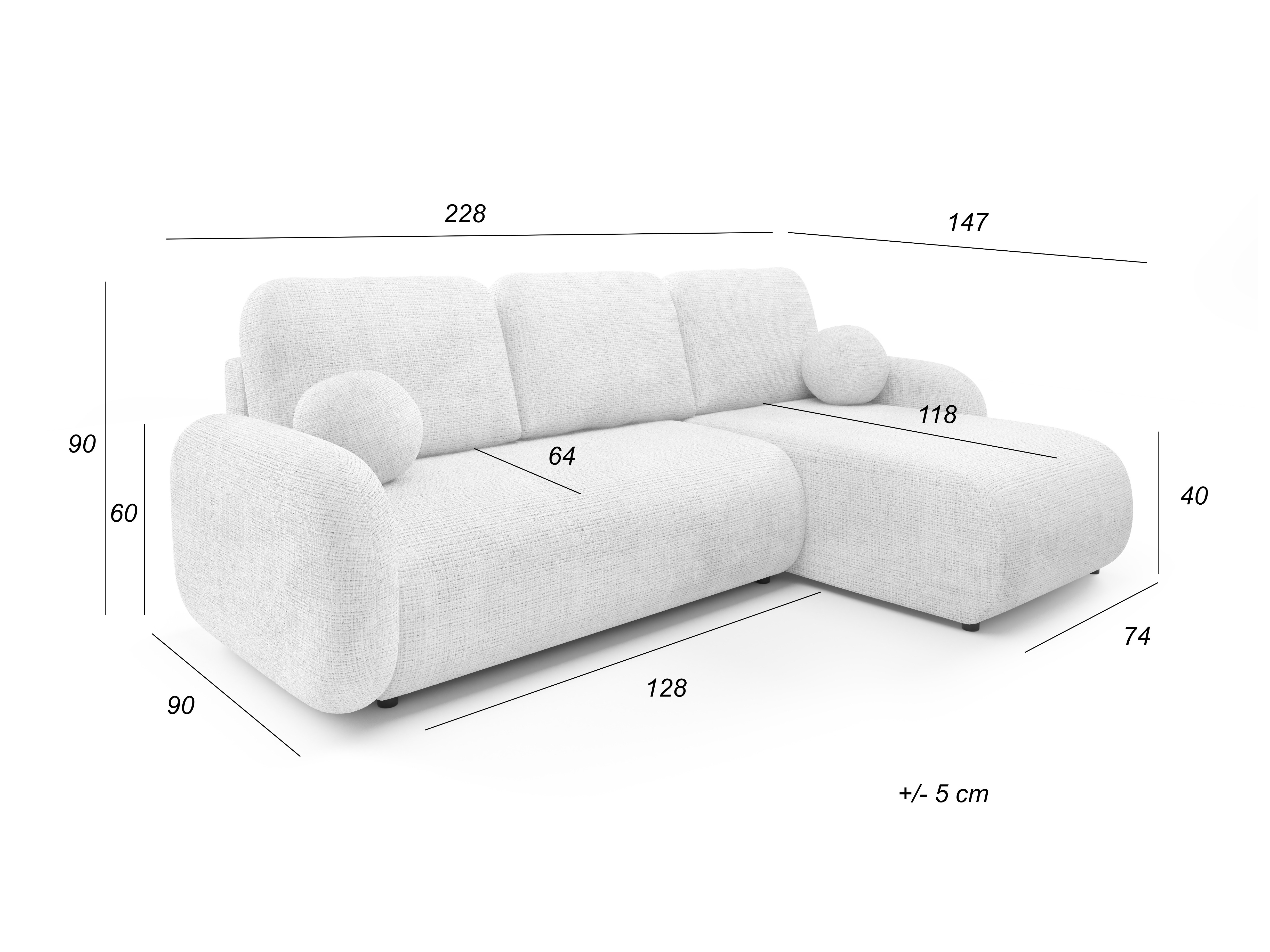 Hjørnesofa Arcadia 110
