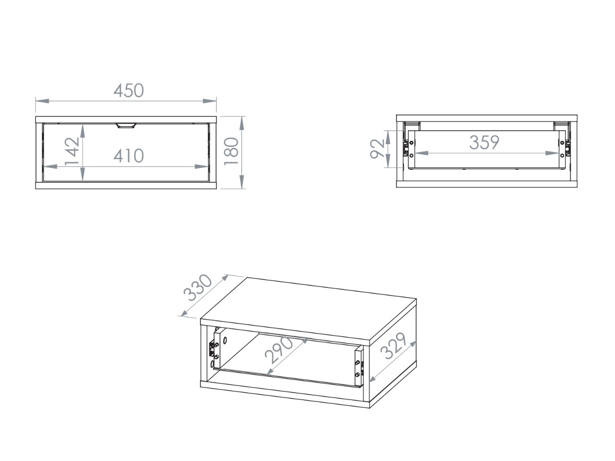Sengebord Morsero 107