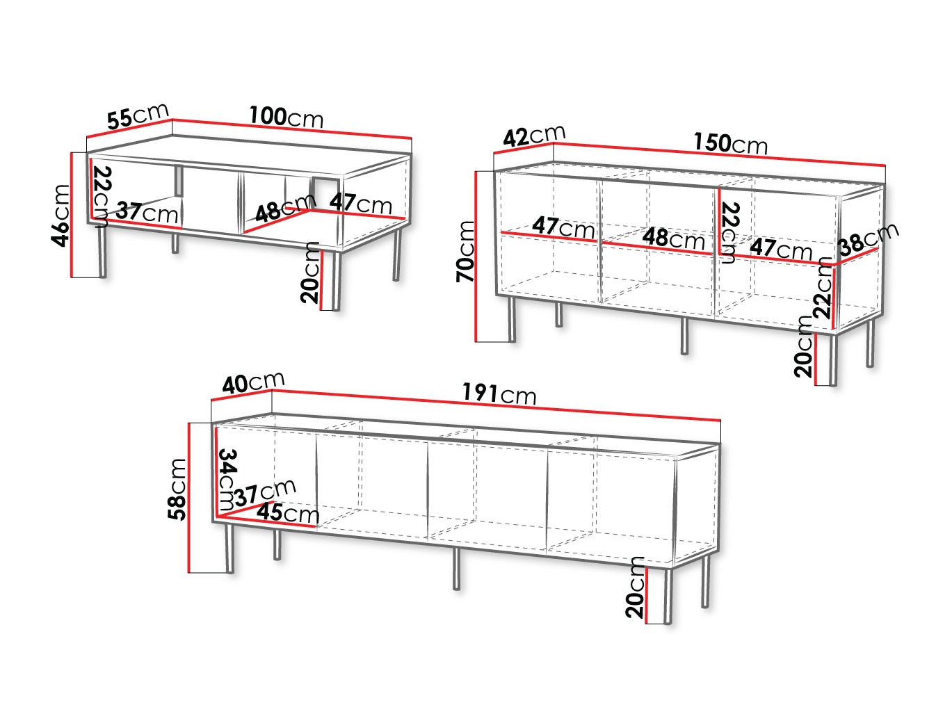 Stuemøbelsæt Morbala 106