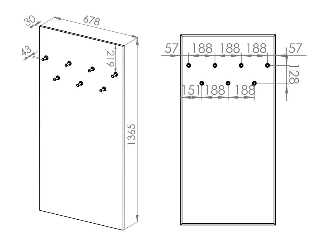 Entrésæt Marmeli 134
