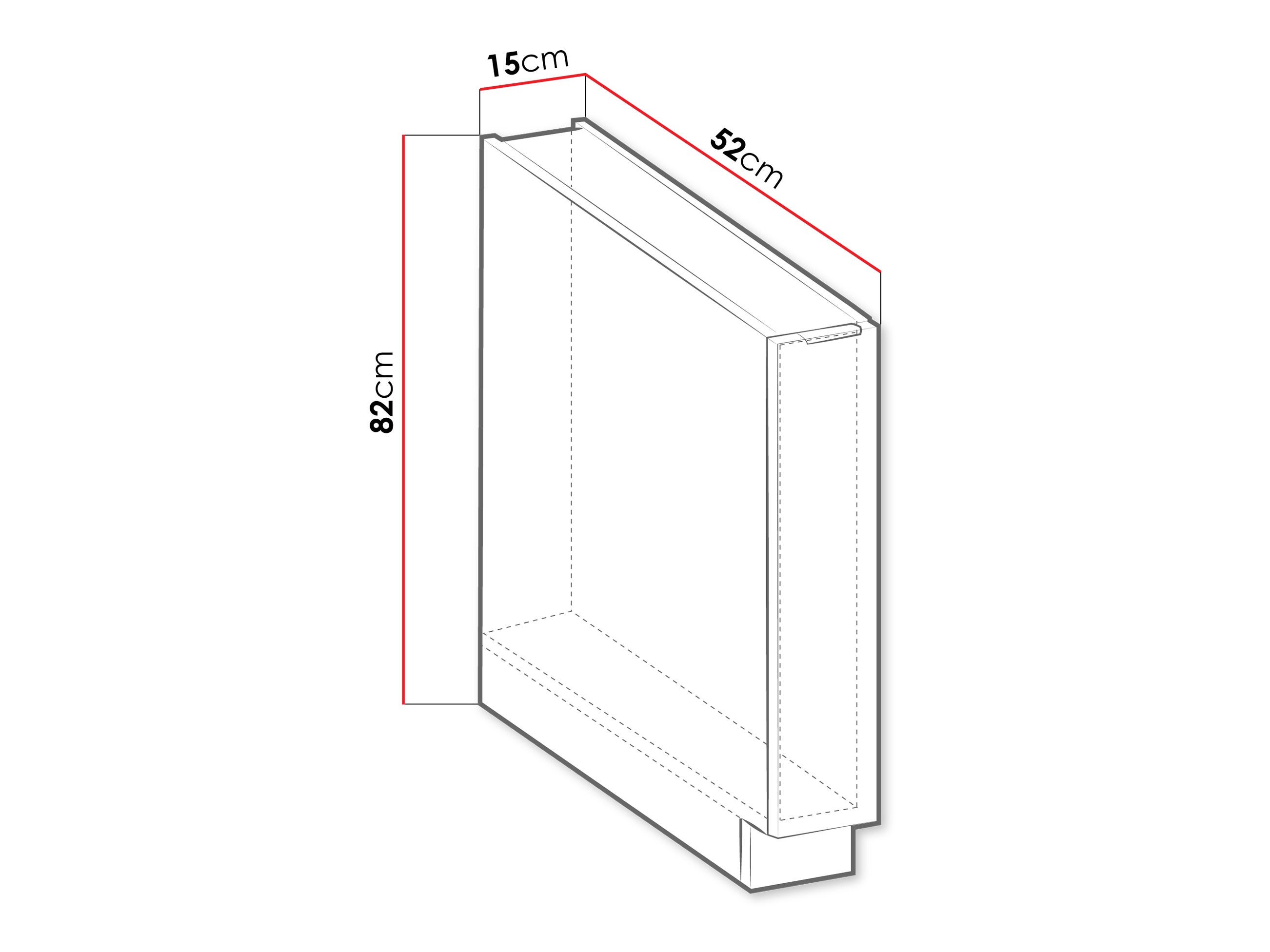 Modulskab med udtrækskurv Sole 101