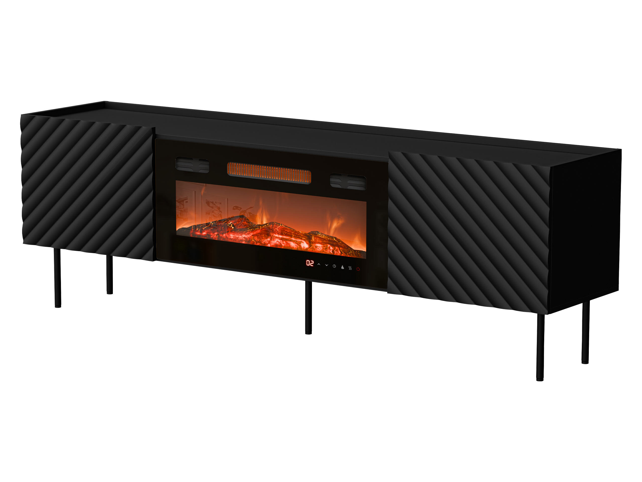 TV-bord Sillen III (Sort)