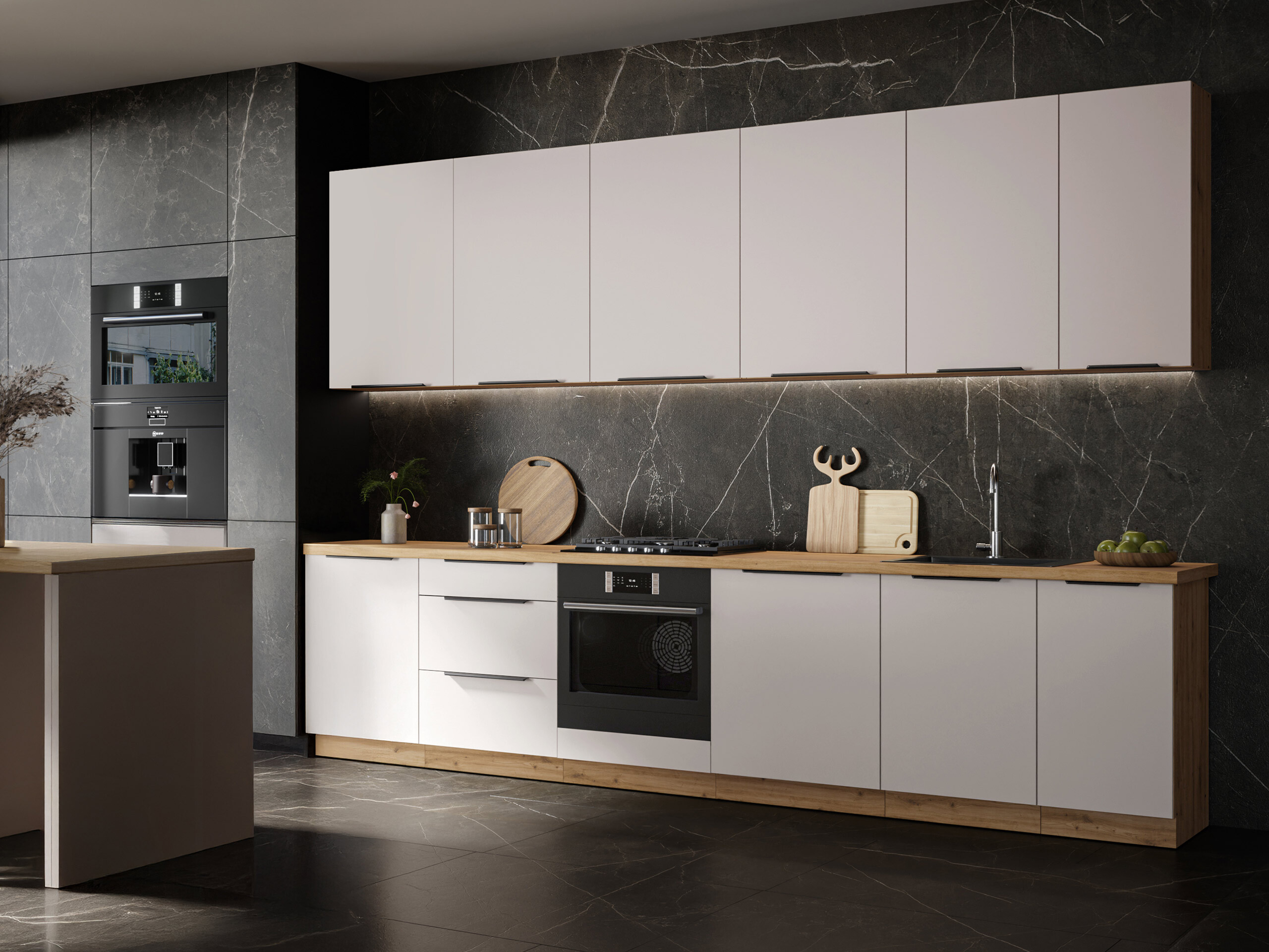 Modulskab til indbyggede apparater Sole 130