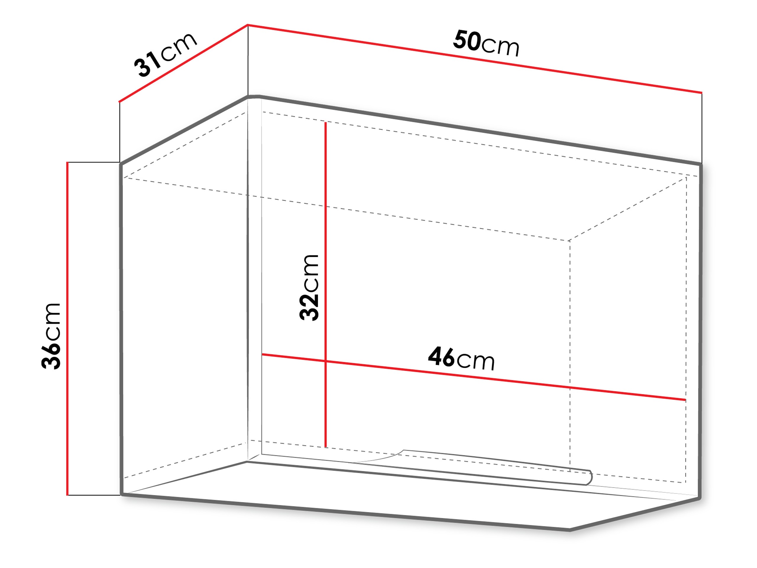Modulvægskab Sole 128