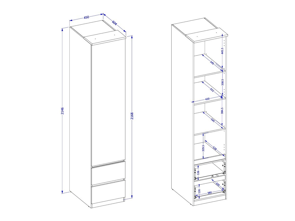 Soveværelsessæt Nolcala 125 (Egetræ + Beige)