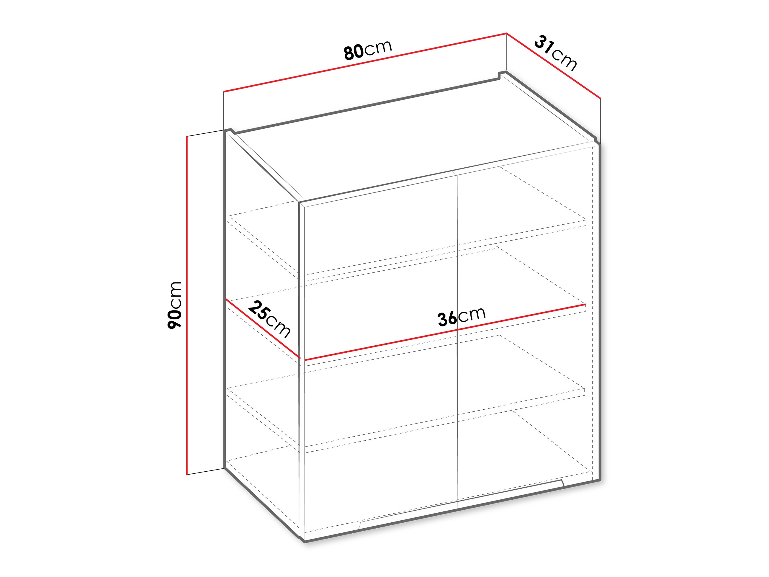 Modulvægskab Sole 149