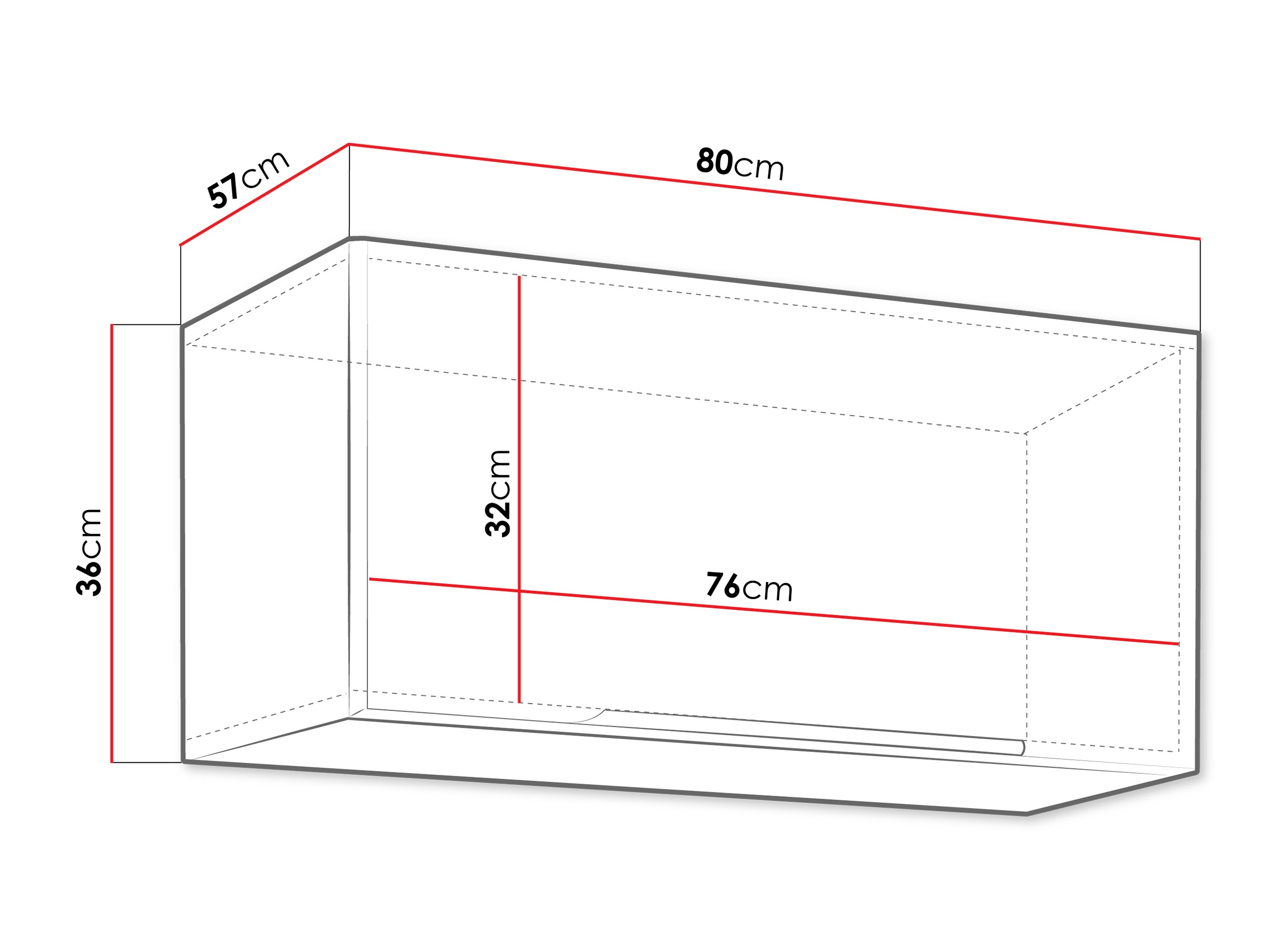Modulvægskab Sole 150