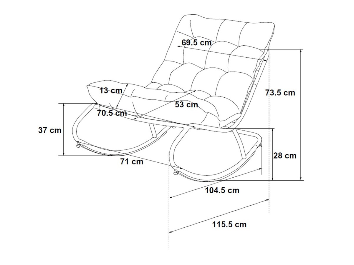 Udendørs lænestol Mandeville 361