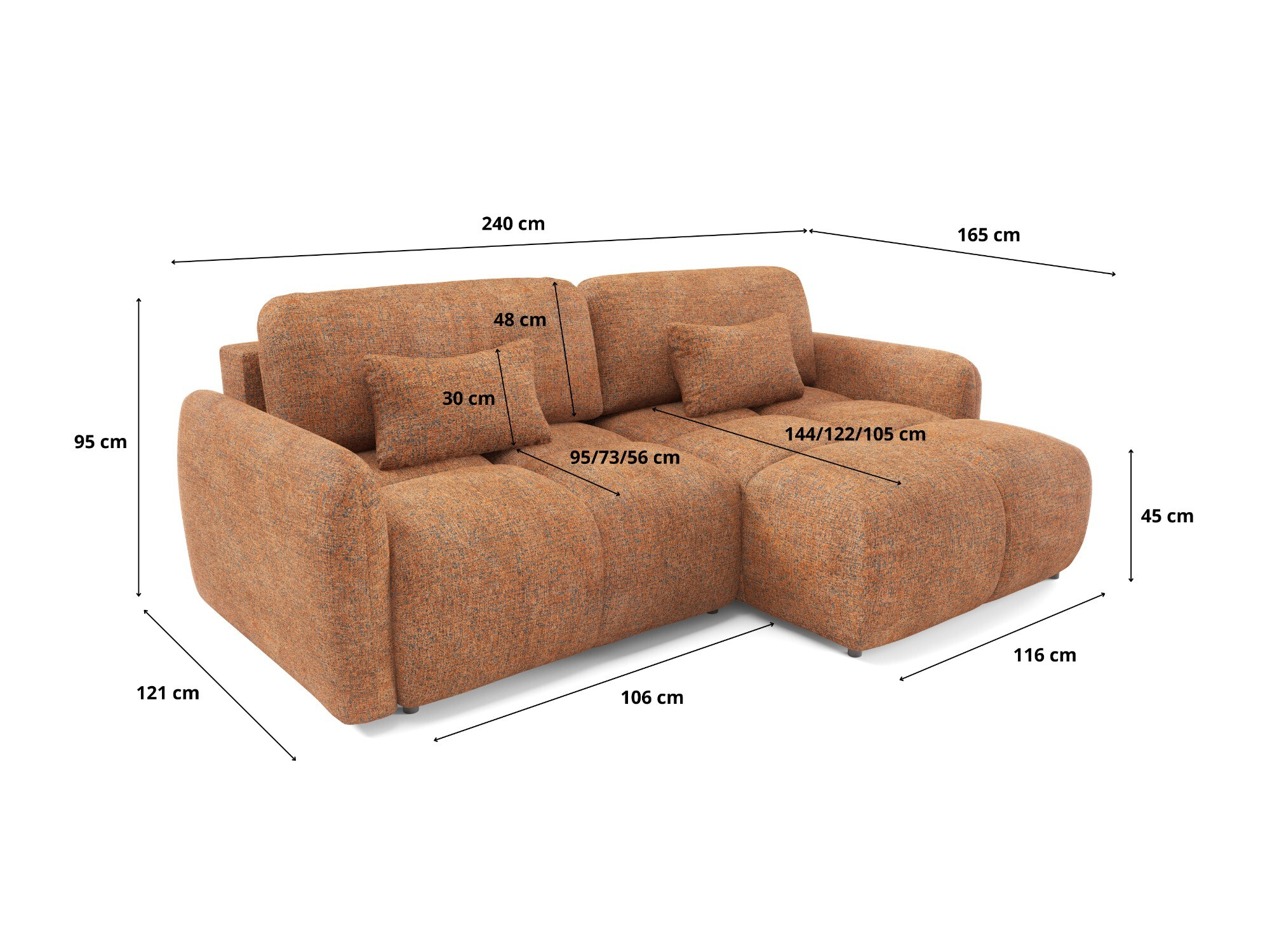 Hjørnesofa Franklin 219 (Bella 40)