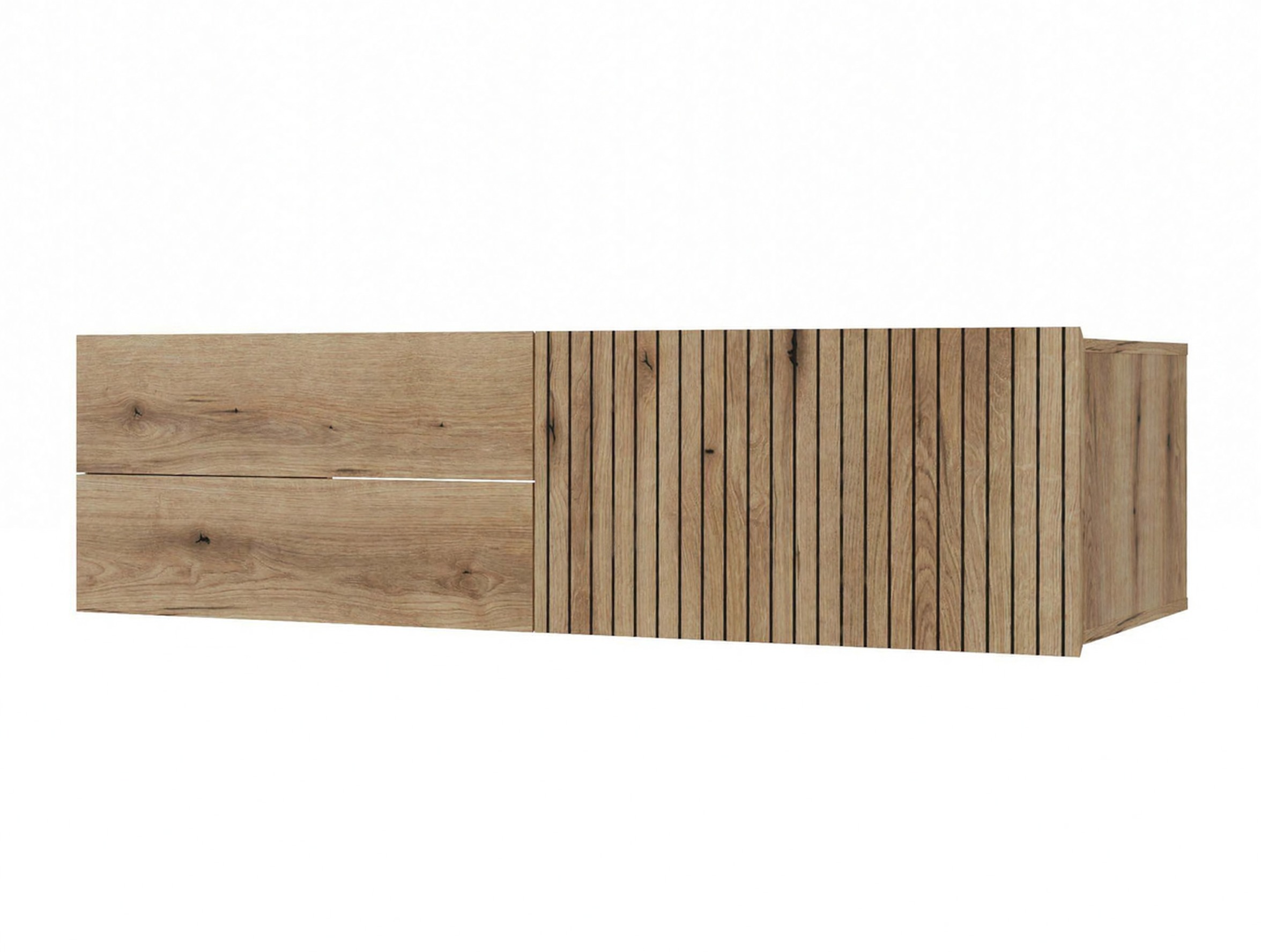 Vægbadeværelsesskab til håndvask Mandeville 363 (Egetræ)