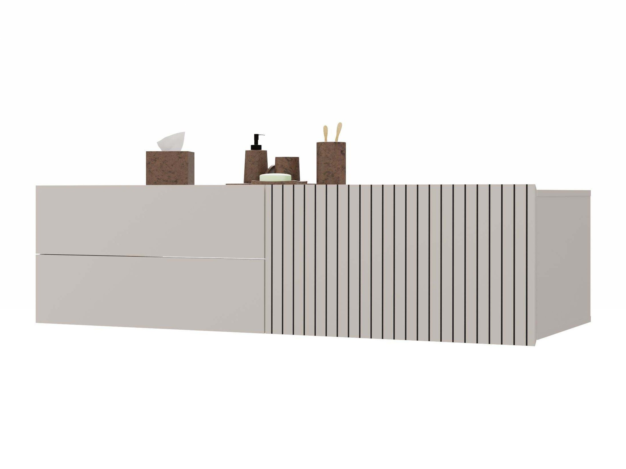 Vægbadeværelsesskab til håndvask Mandeville 363 (Kashmir)