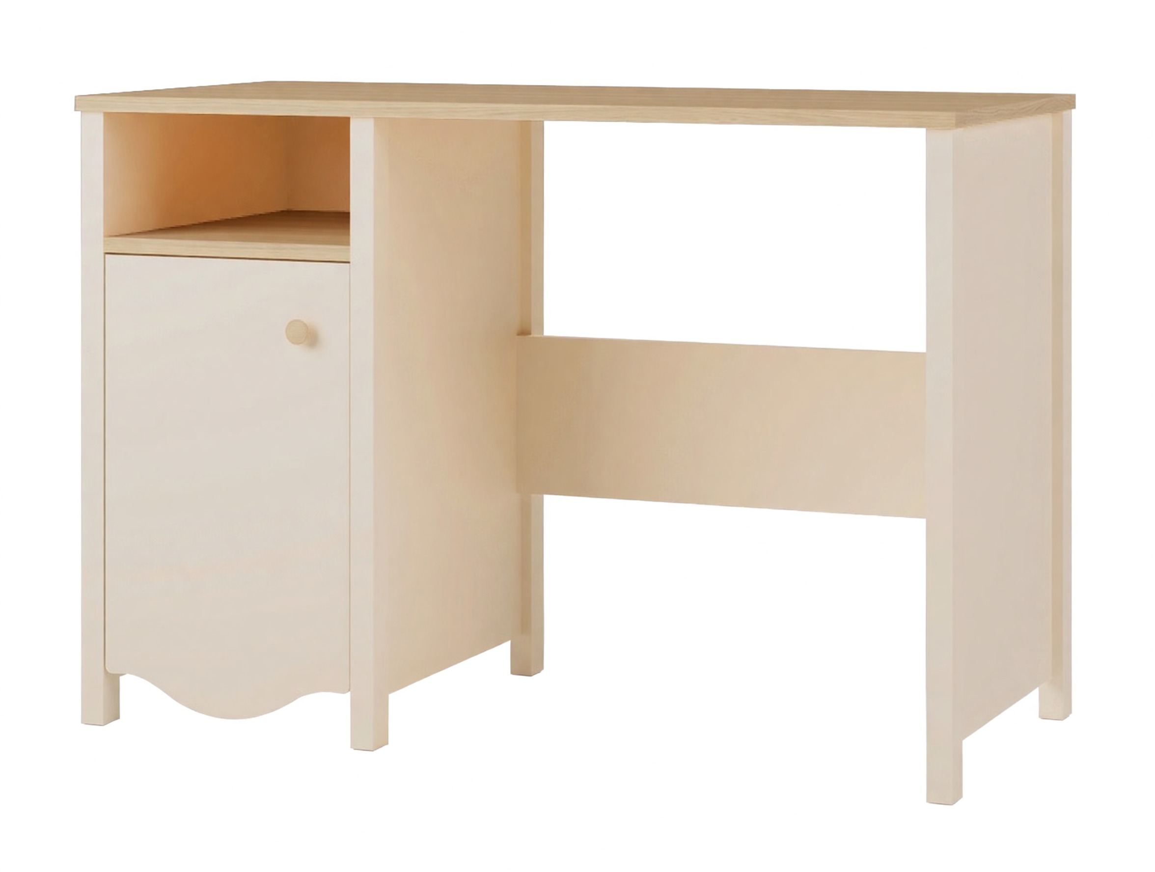 Skrivebord Velferi 114 (Beige + Egetræ)