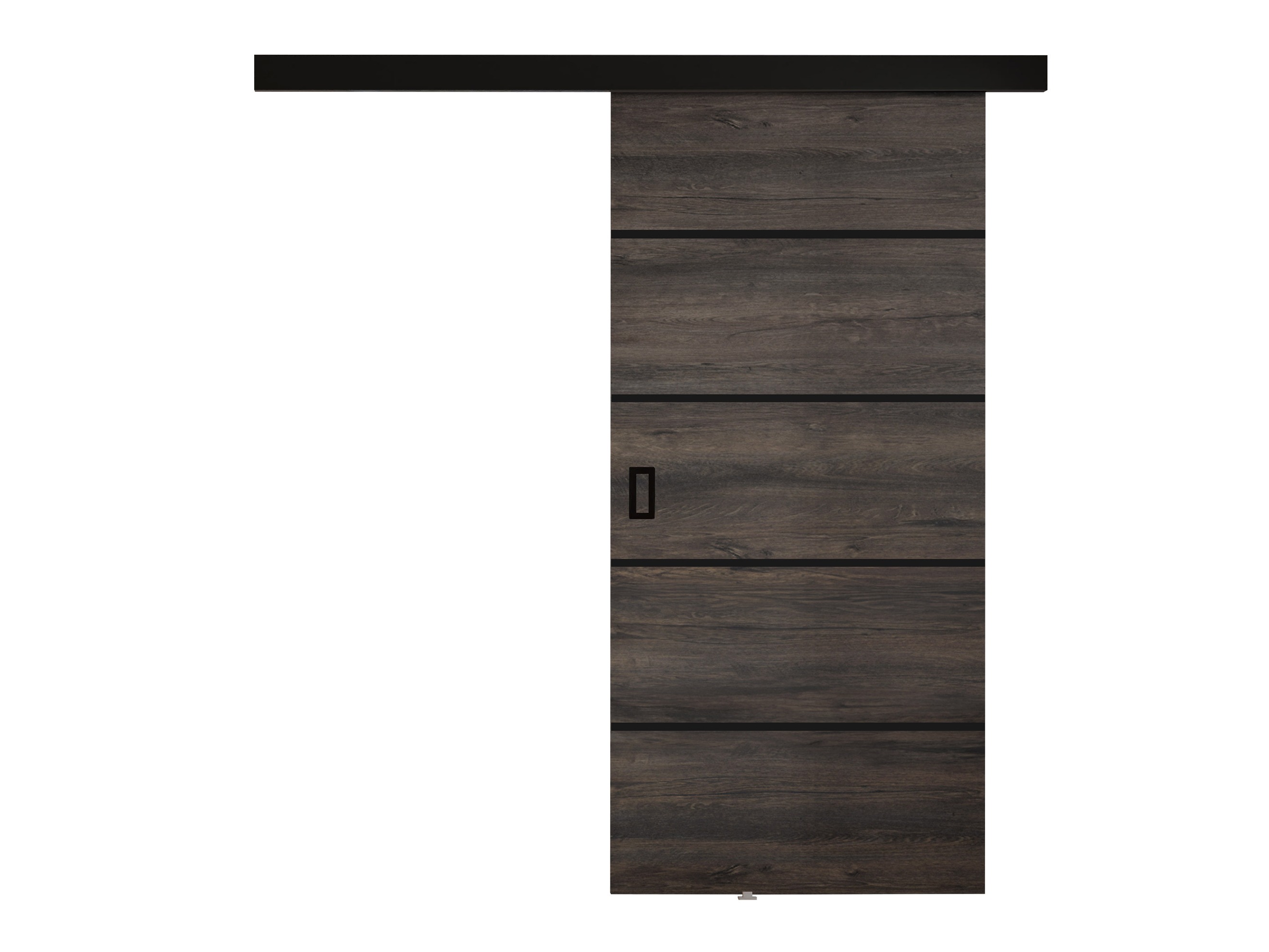 Skydedør Dover 171 (Mørk aske)