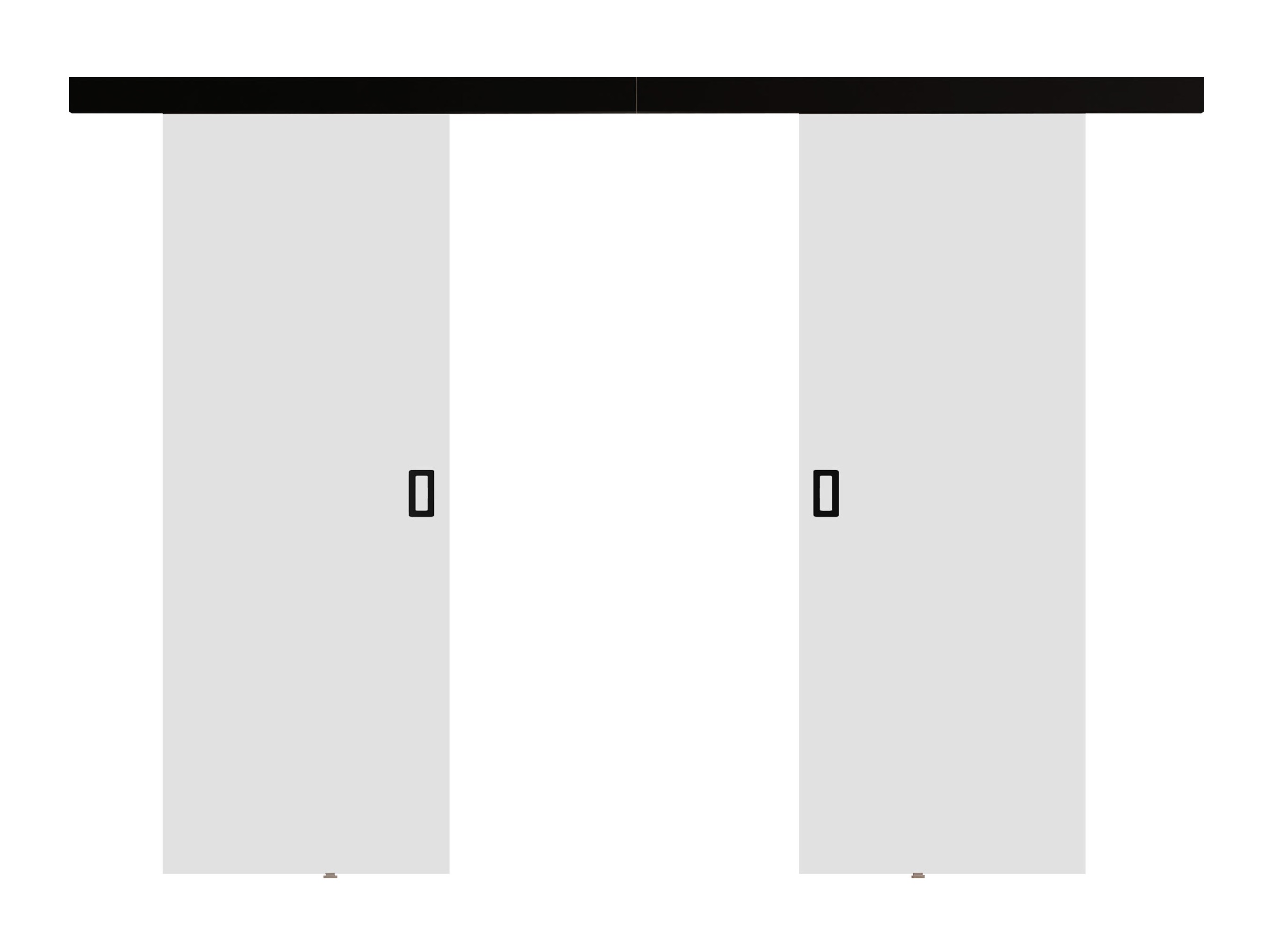 Skydedør Dover 198 (Hvid)