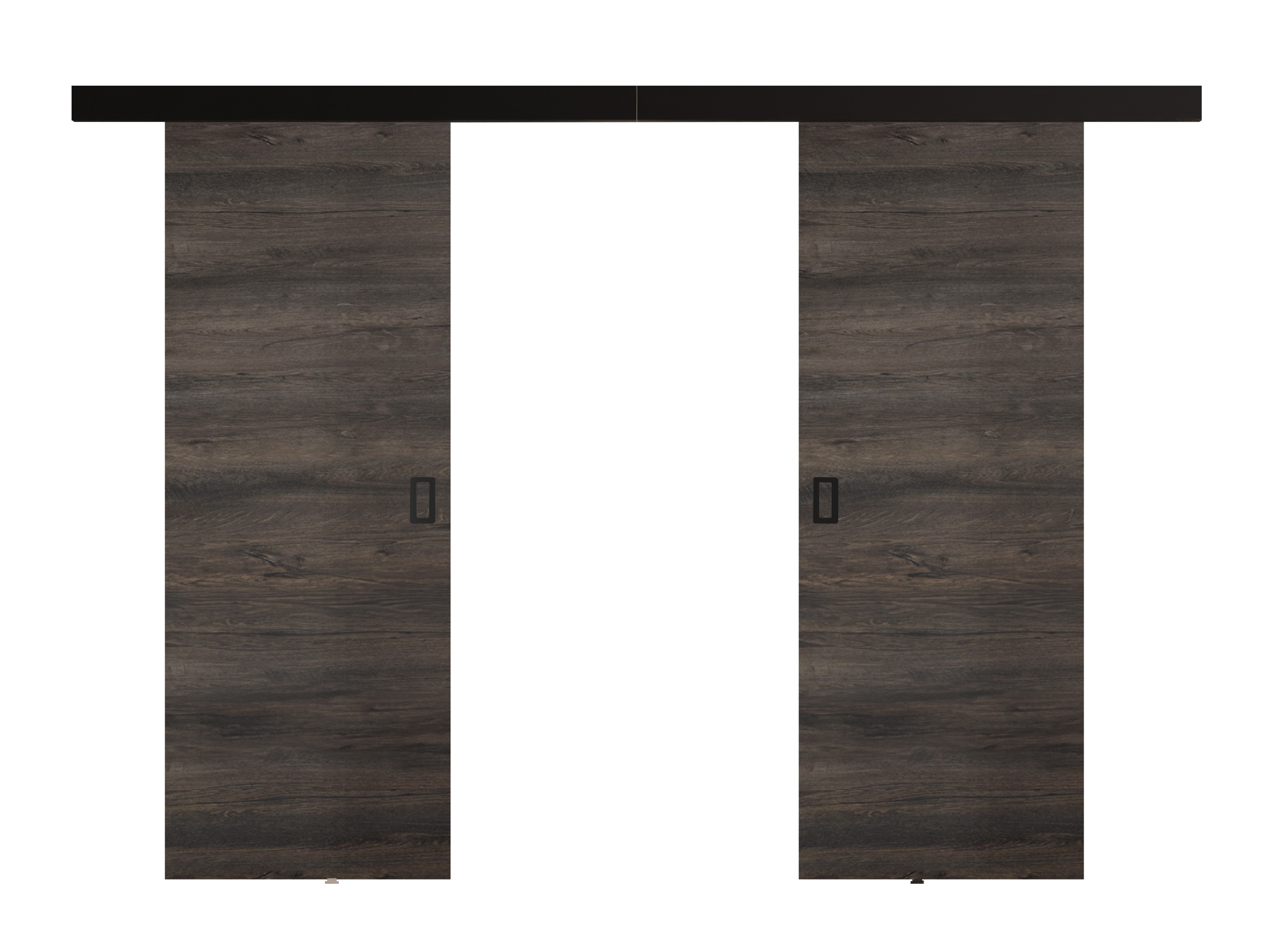 Skydedør Dover 198 (Mørk aske)