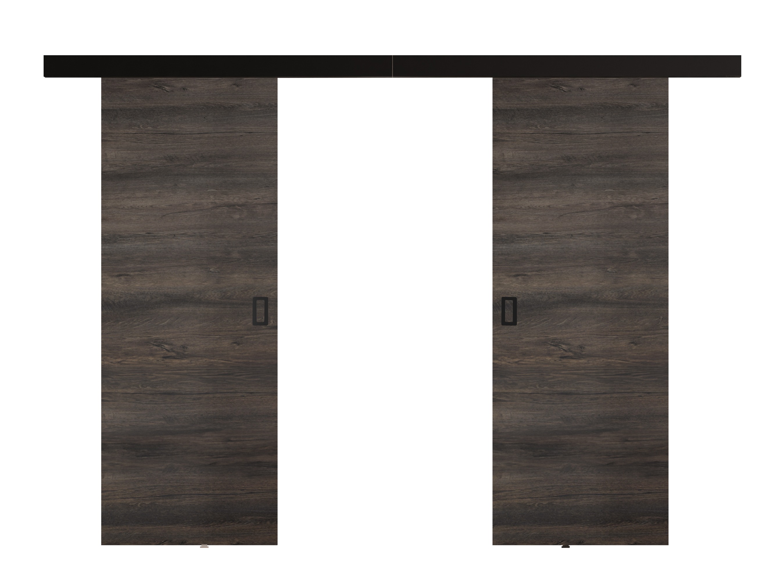 Skydedør Dover 199 (Mørk aske)