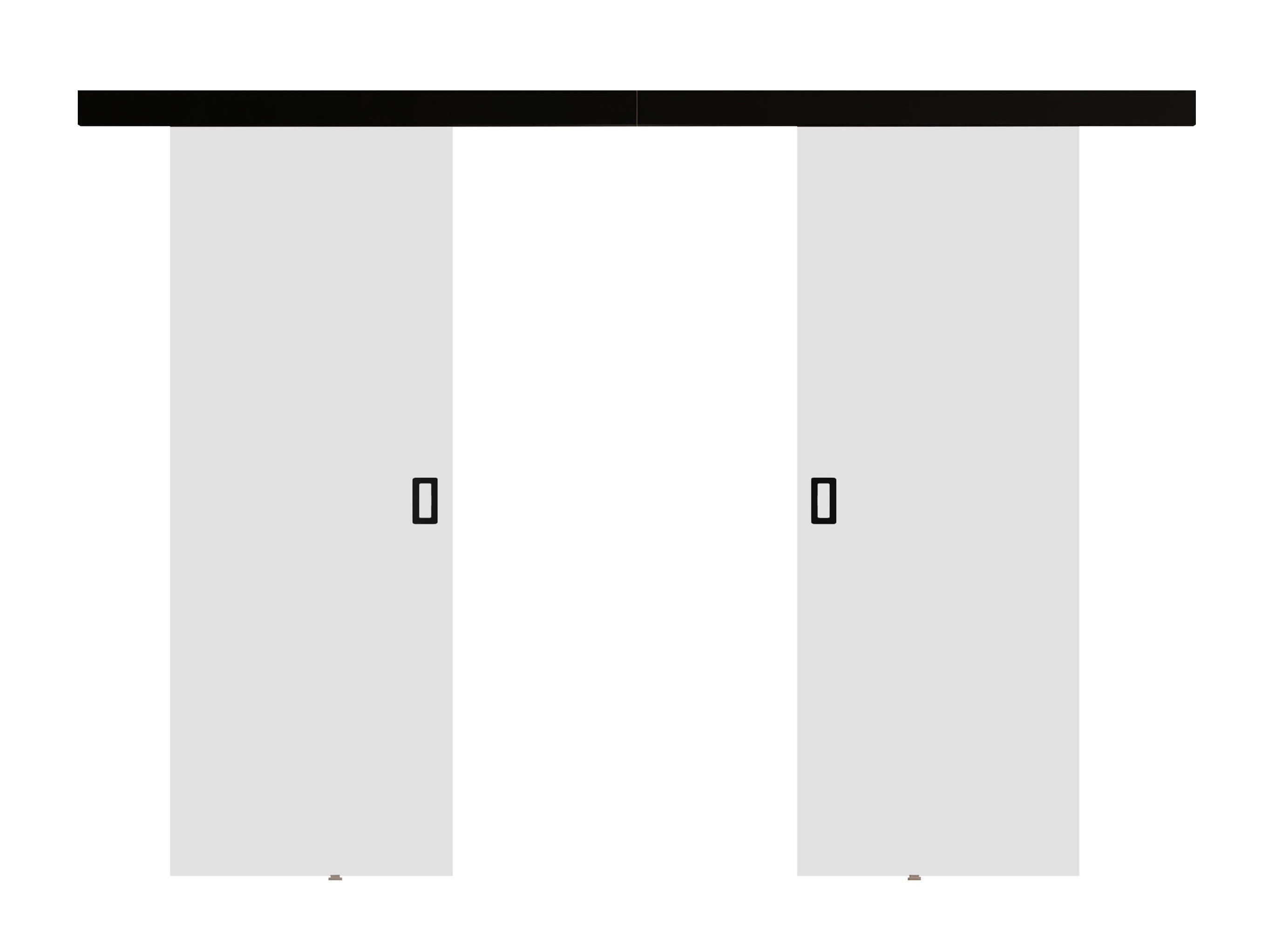 Skydedør Dover 200 (Hvid)