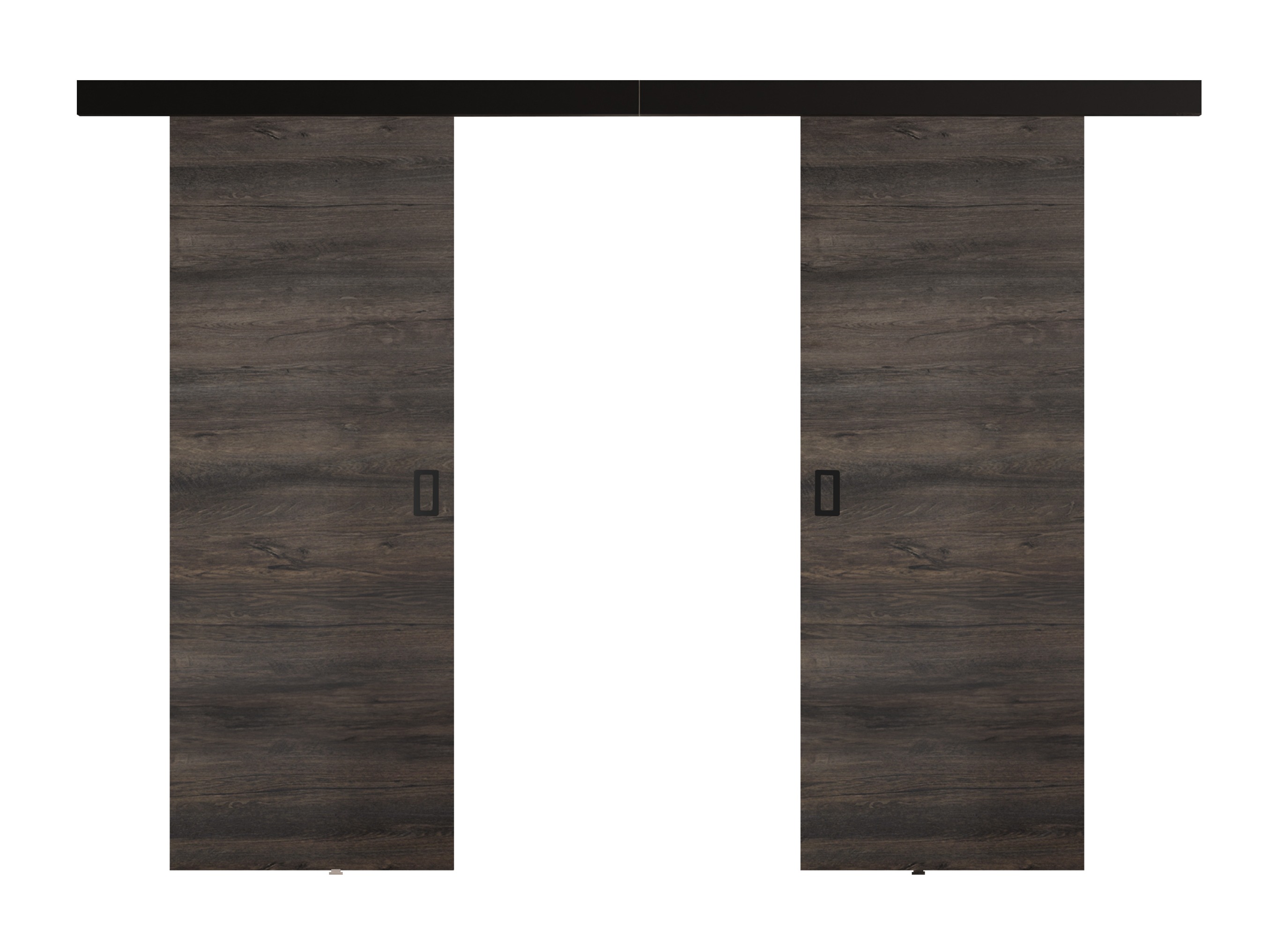 Skydedør Dover 200 (Mørk aske)