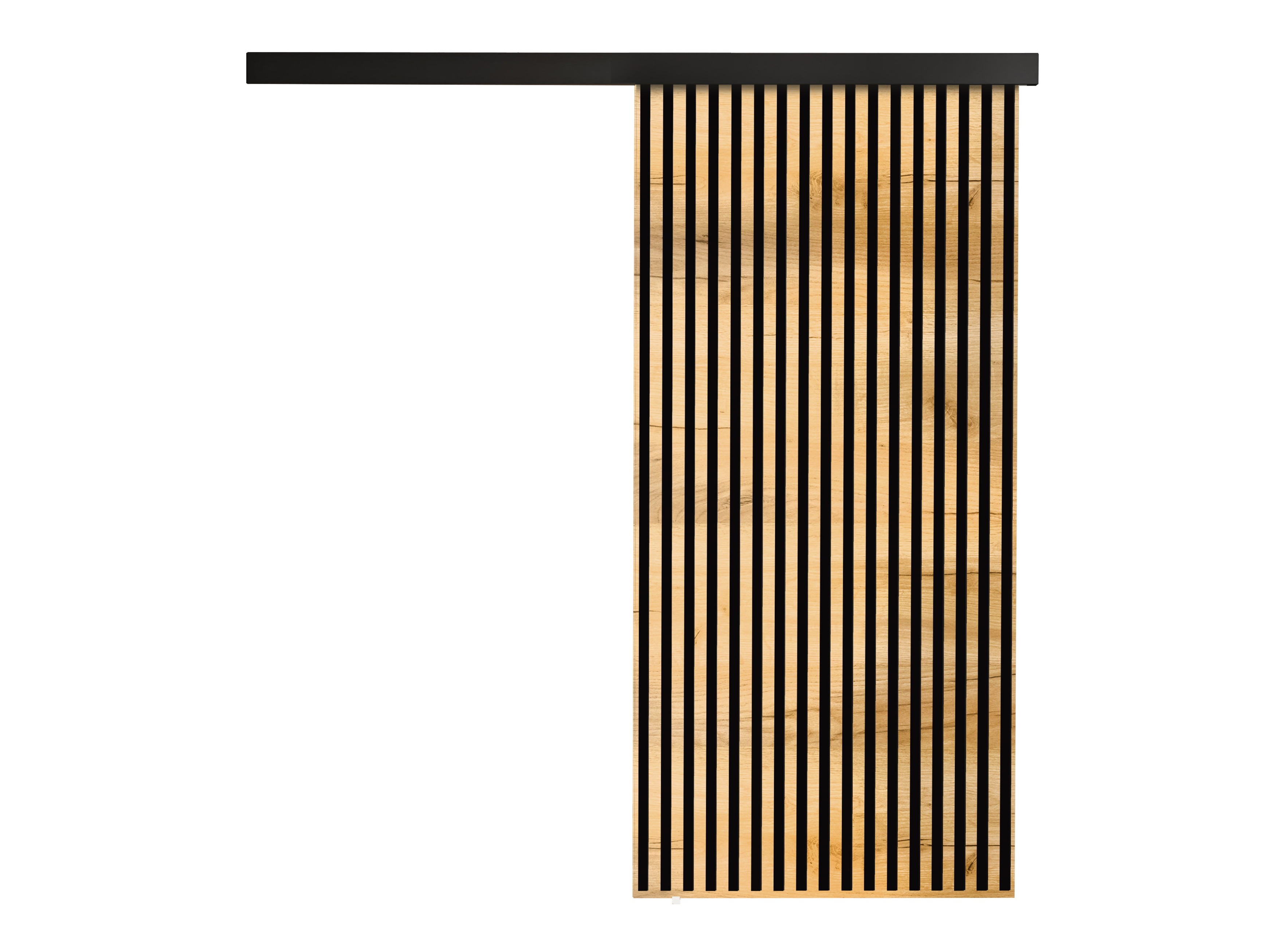 Skydedør Dover 203 (Craft gylden eg + Sort)