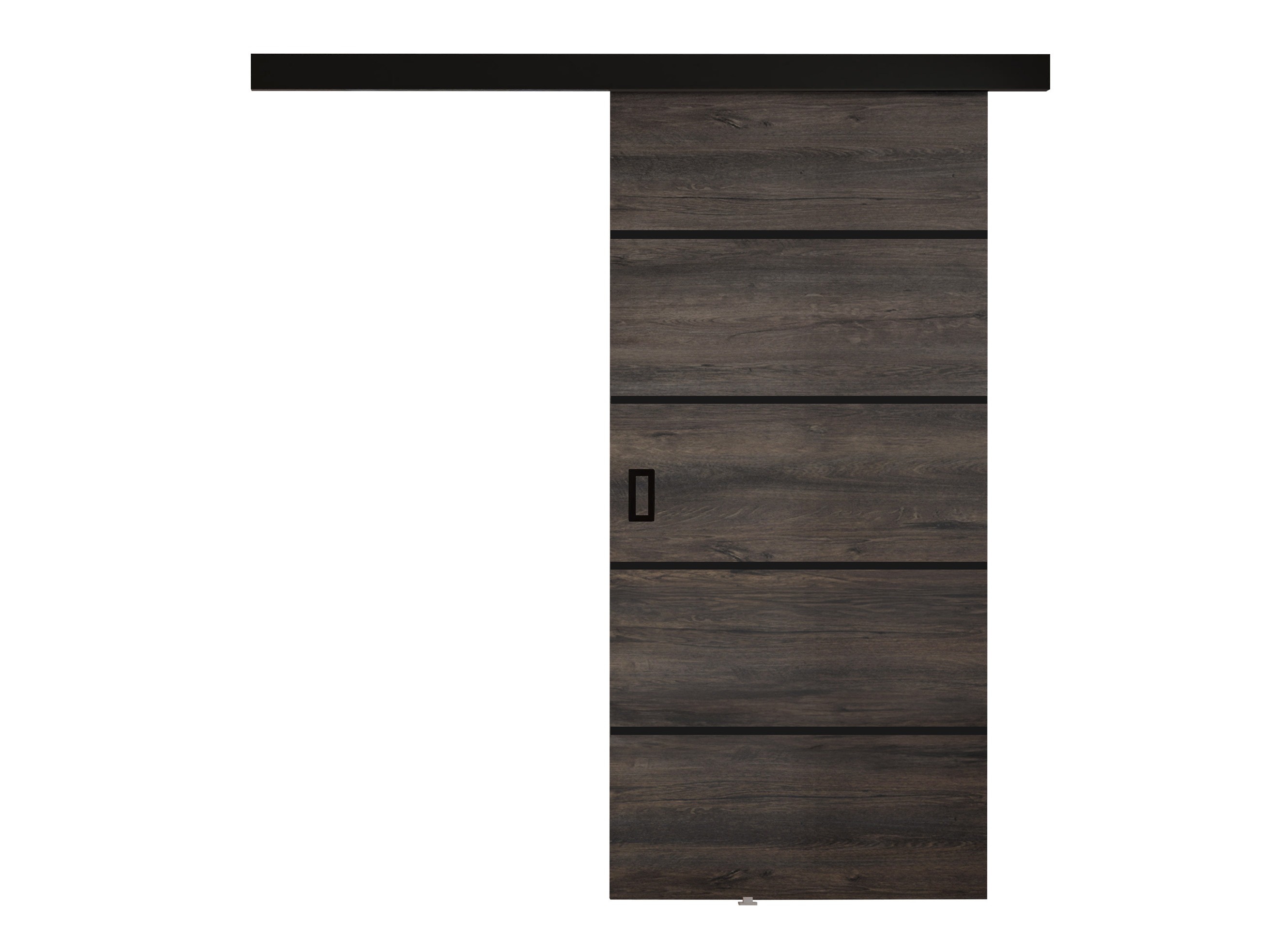 Skydedør Dover 214 (Mørk aske)