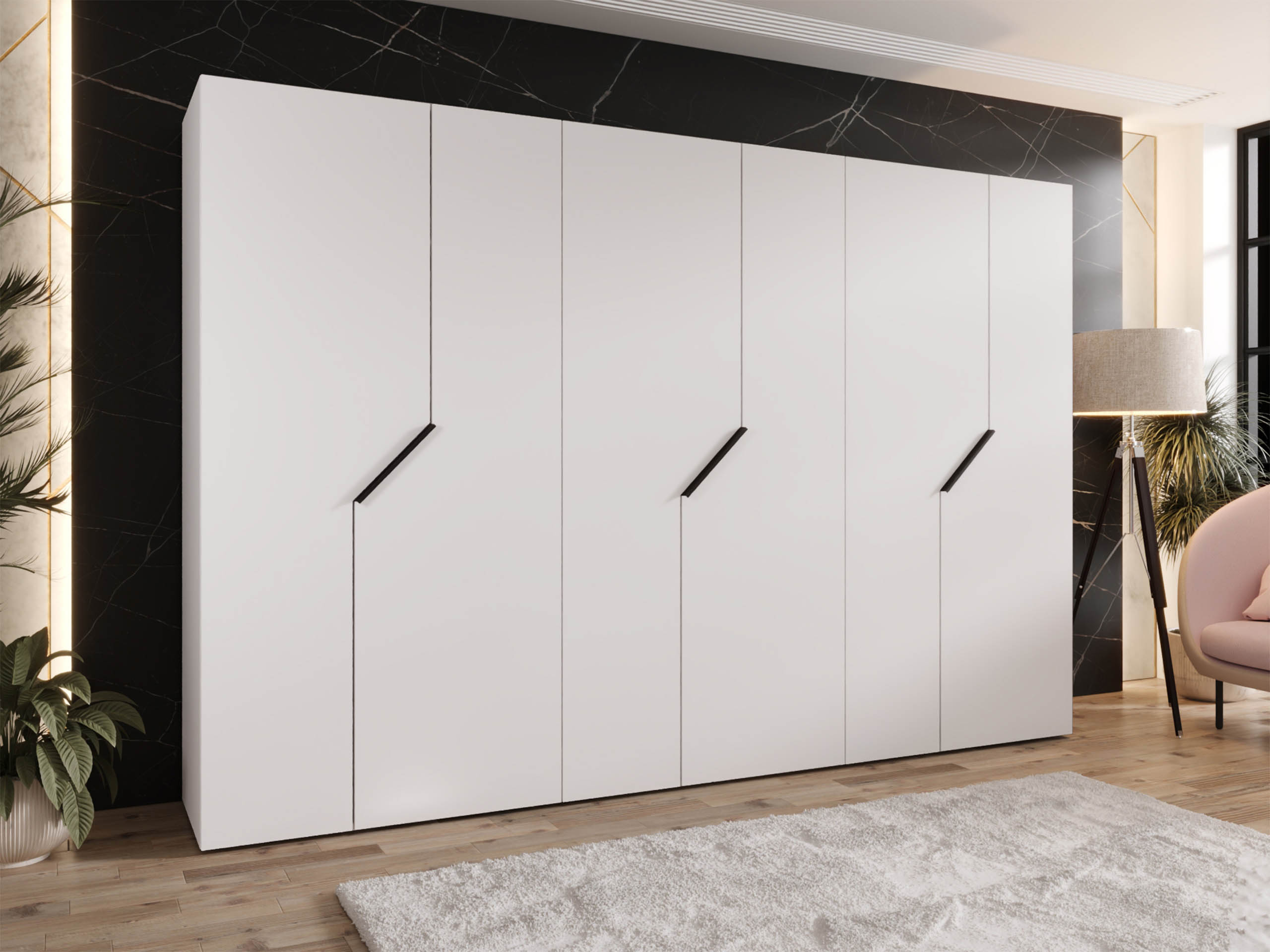 Garderobeskab Hartford 596 (Hvid)