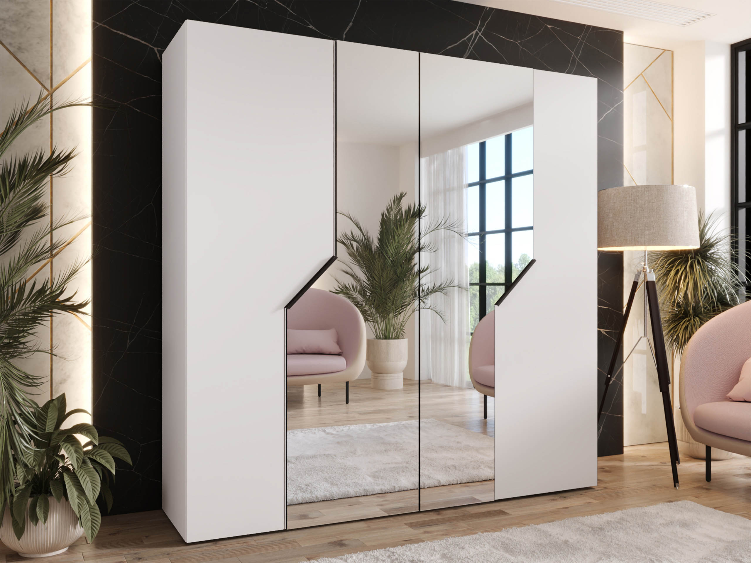 Garderobeskab Hartford 598 (Hvid)