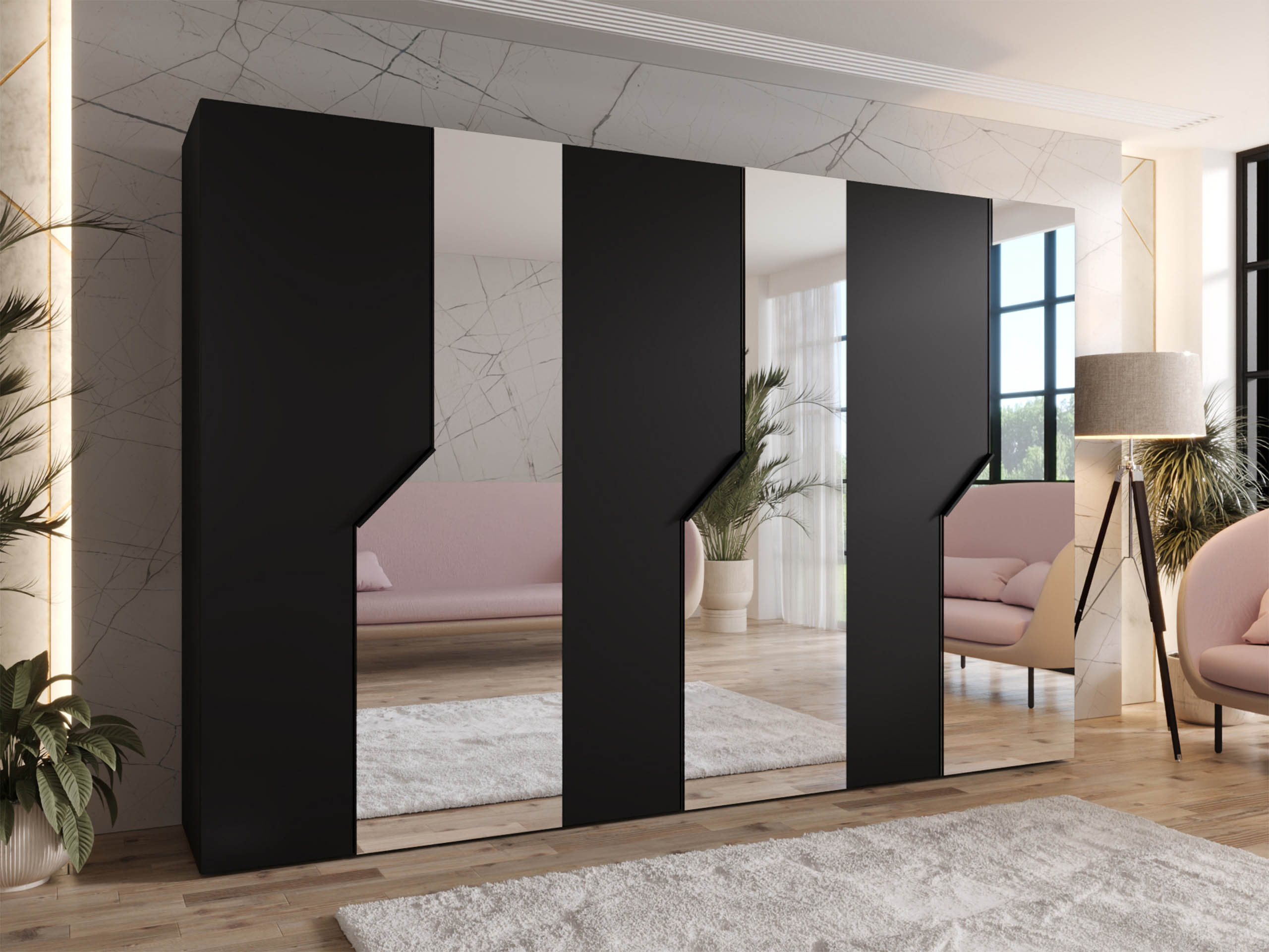 Garderobeskab Hartford 599 (Sort)