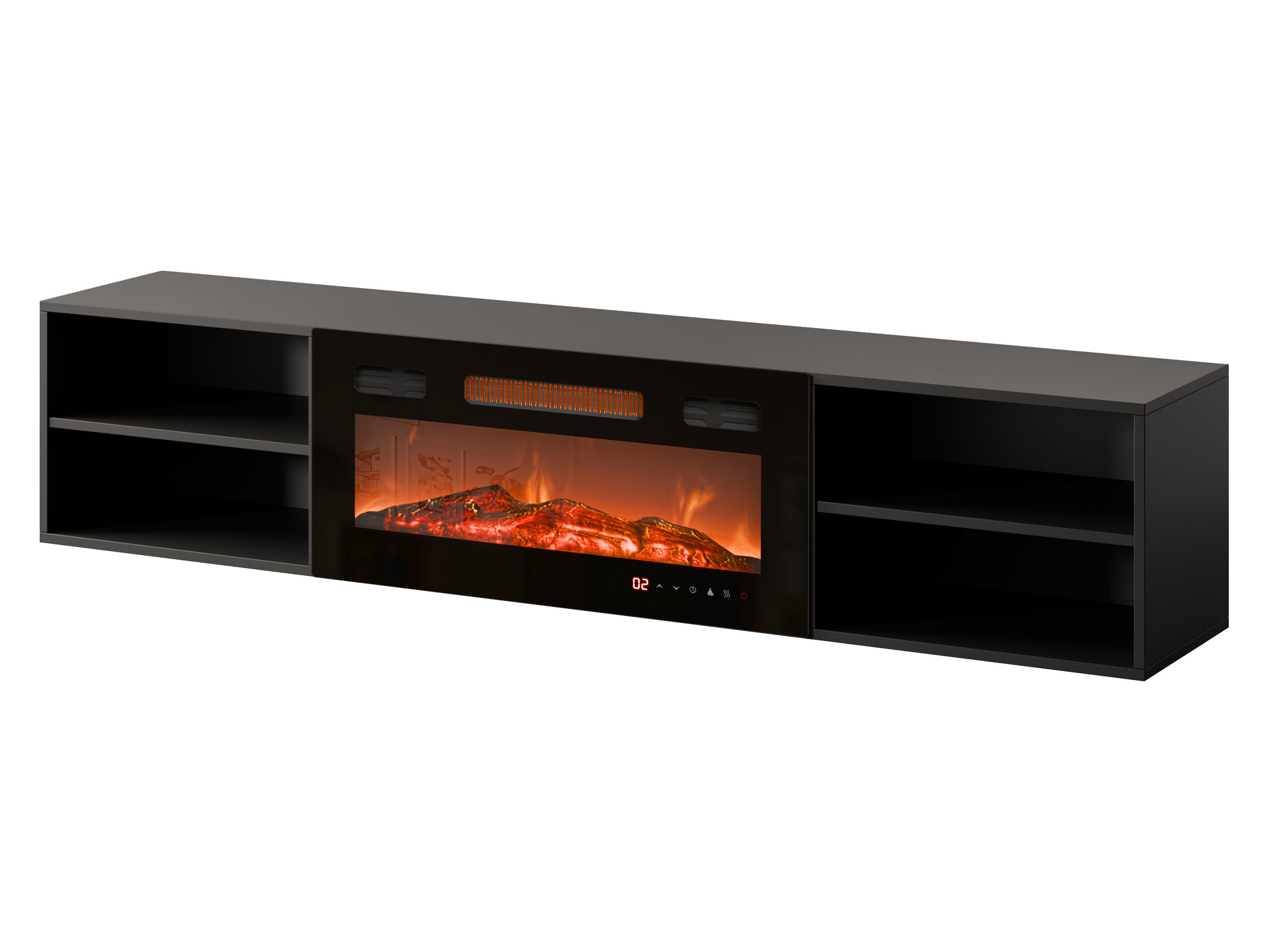 TV-bord Charlotte 190 (Sort)