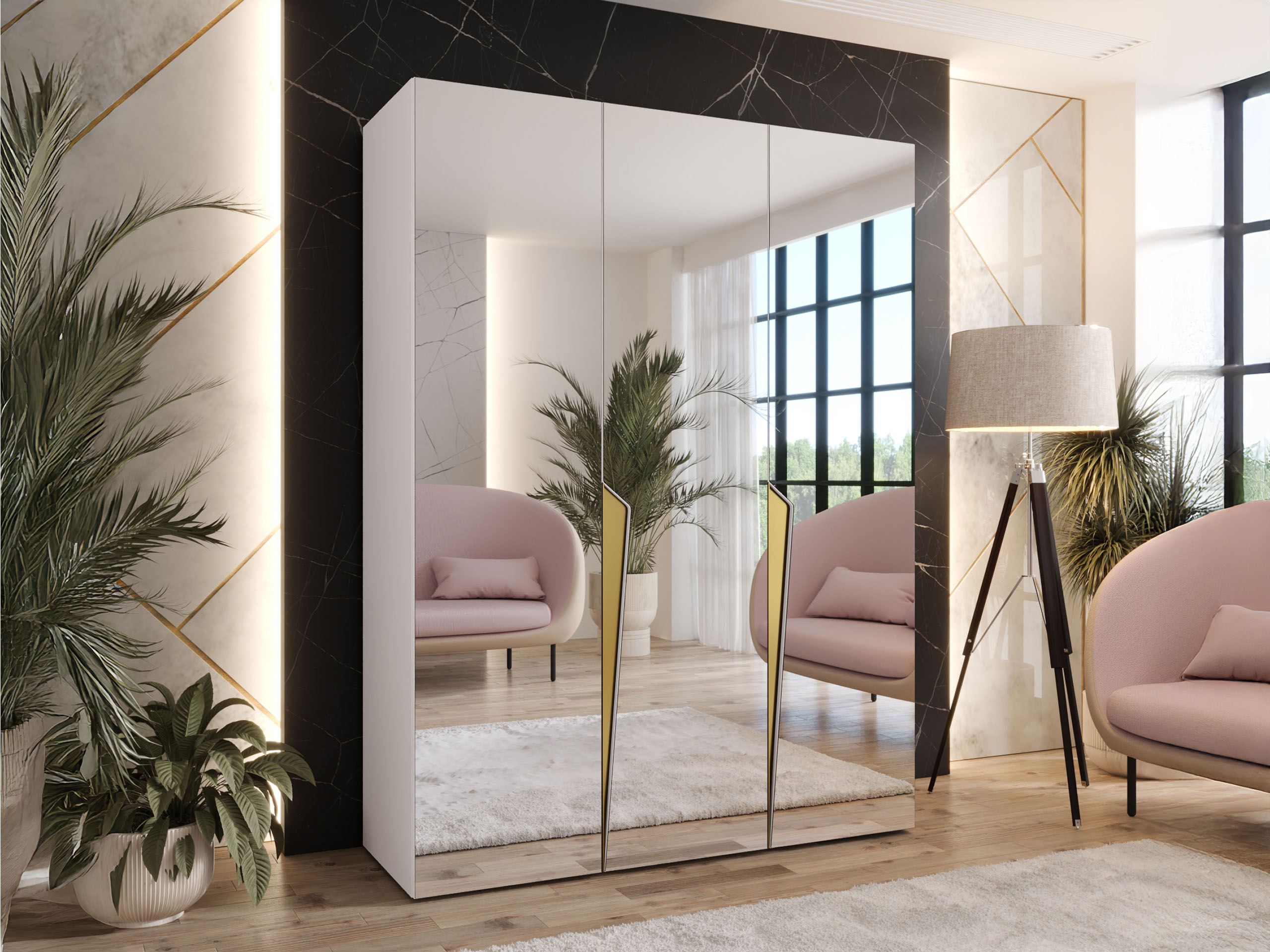 Garderobeskab Hartford 614 (Hvid)