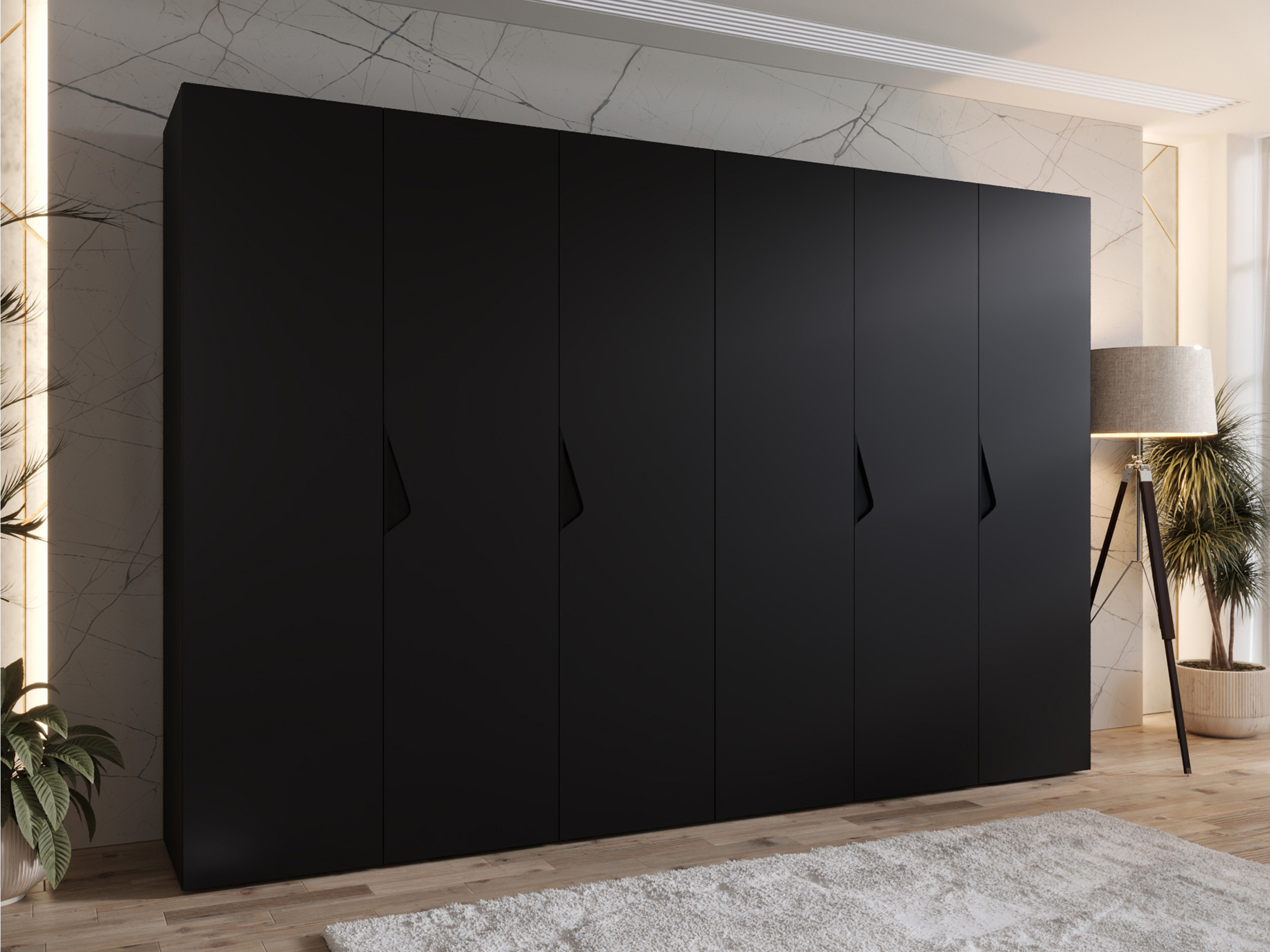 Garderobeskab Hartford 622 (Sort)