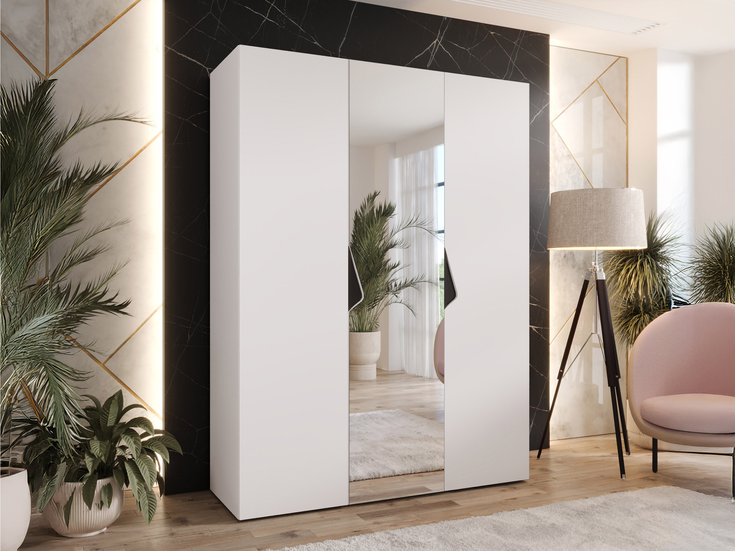 Garderobeskab Hartford 624 (Hvid)