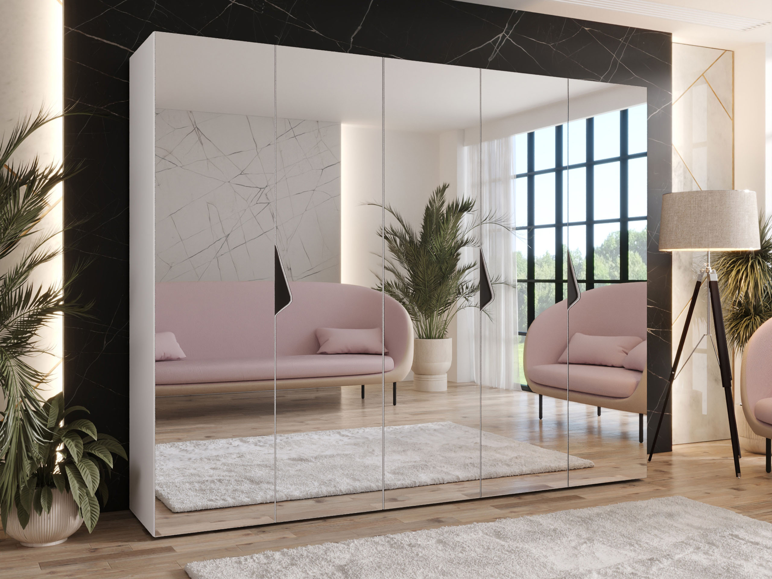 Garderobeskab Hartford 631 (Hvid)