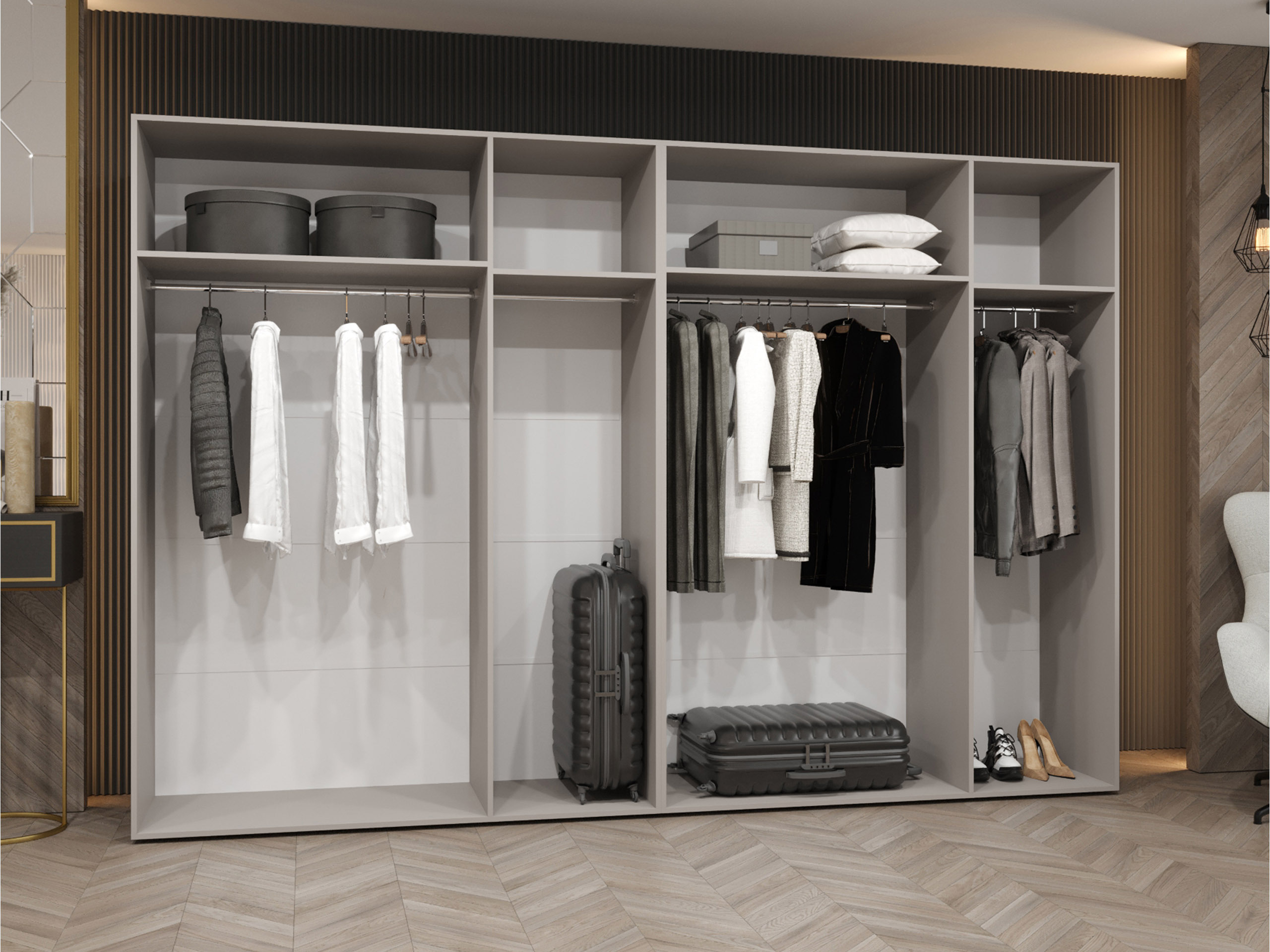 Garderobeskab Hartford 632 (Hvid)