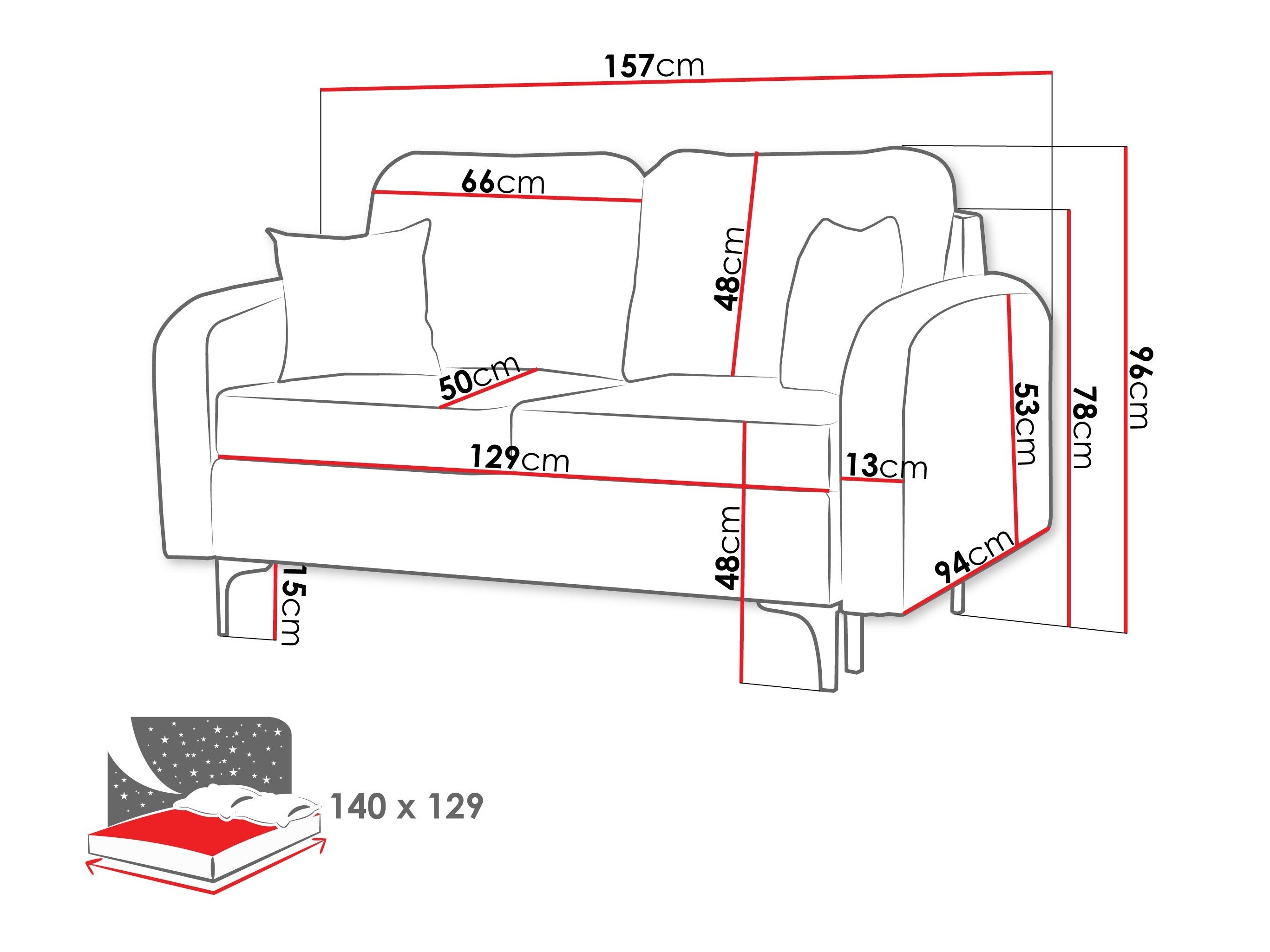 Sovesofa Torlua 101 (Manila 02)