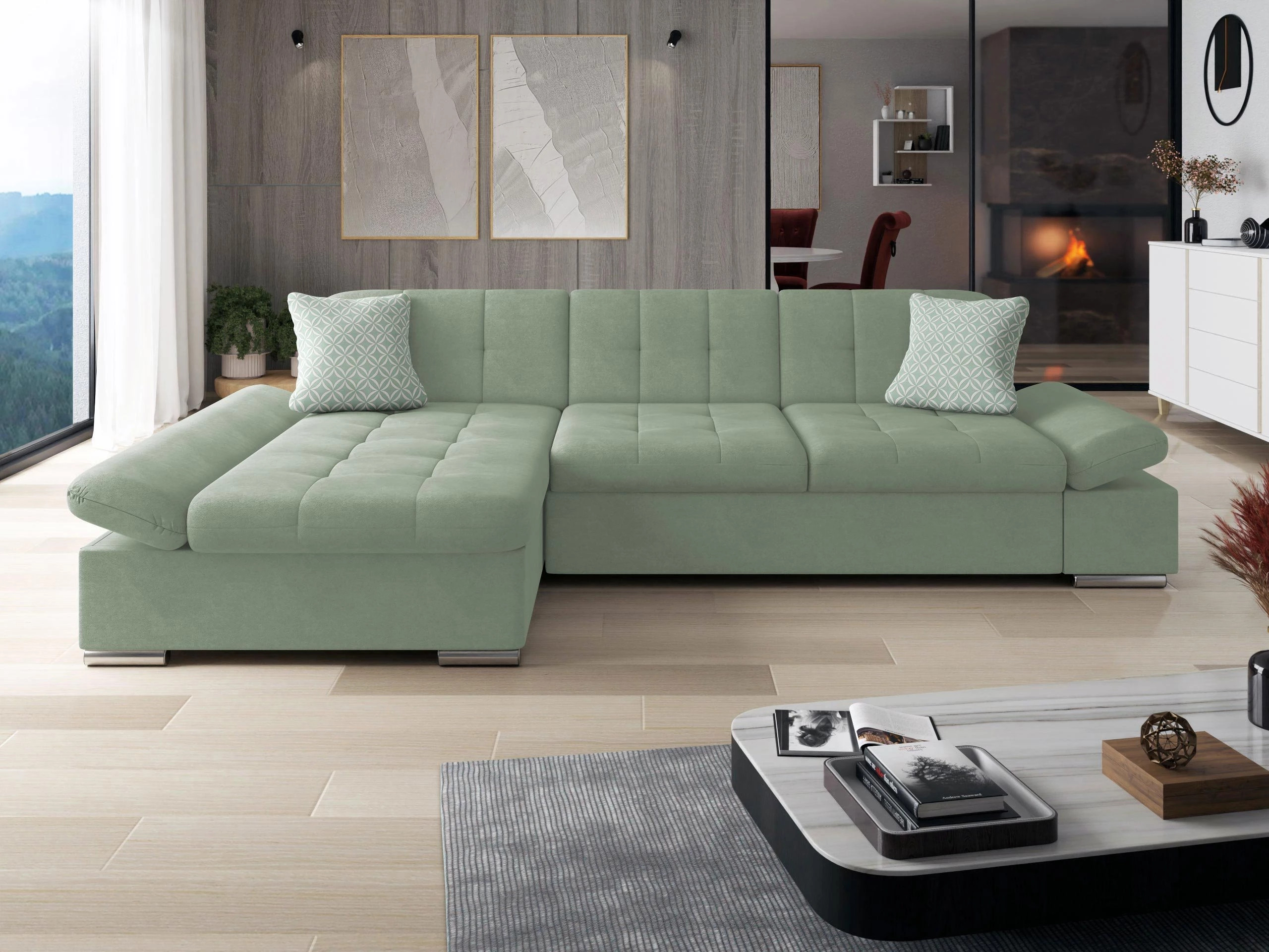 Hjørnesofa Comfivo Serenitas (Uttario Velvet 2954 + Evo 29)