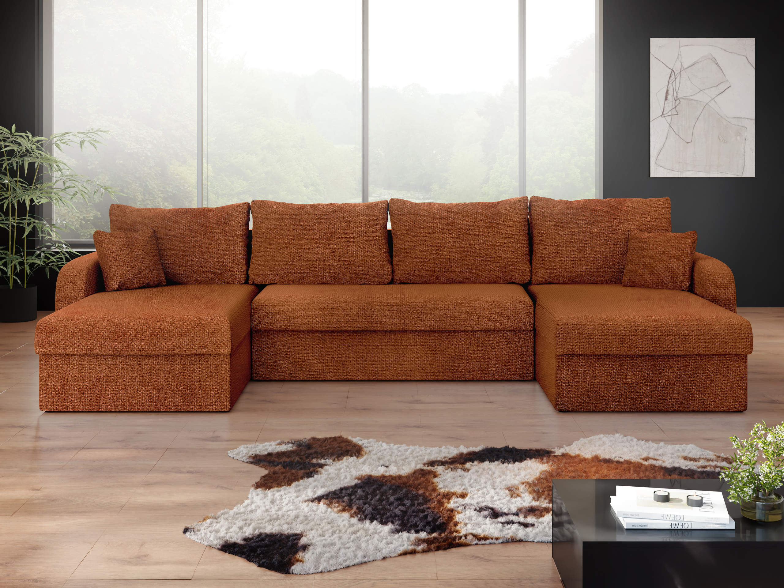 Hjørnesofa Comfivo Melissa III (Flow 09)