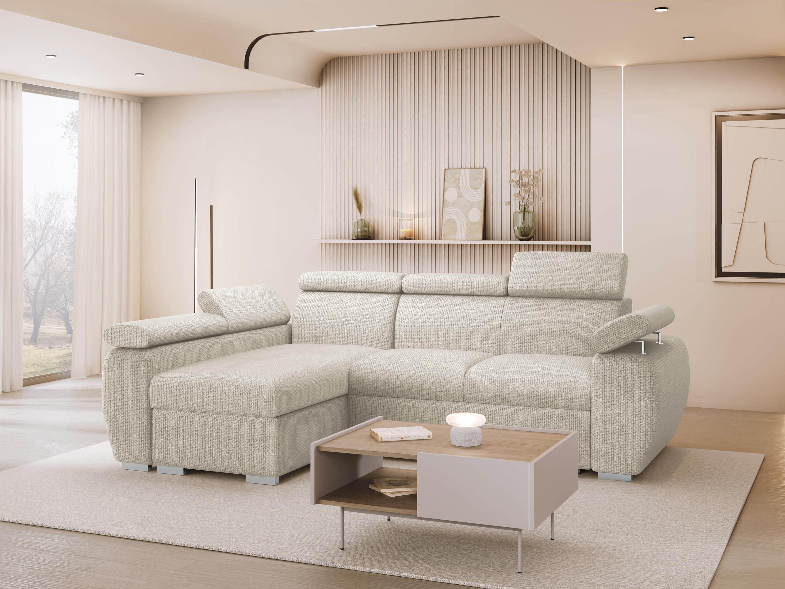 Hjørnesofa Columbus 132 (Flow 03)