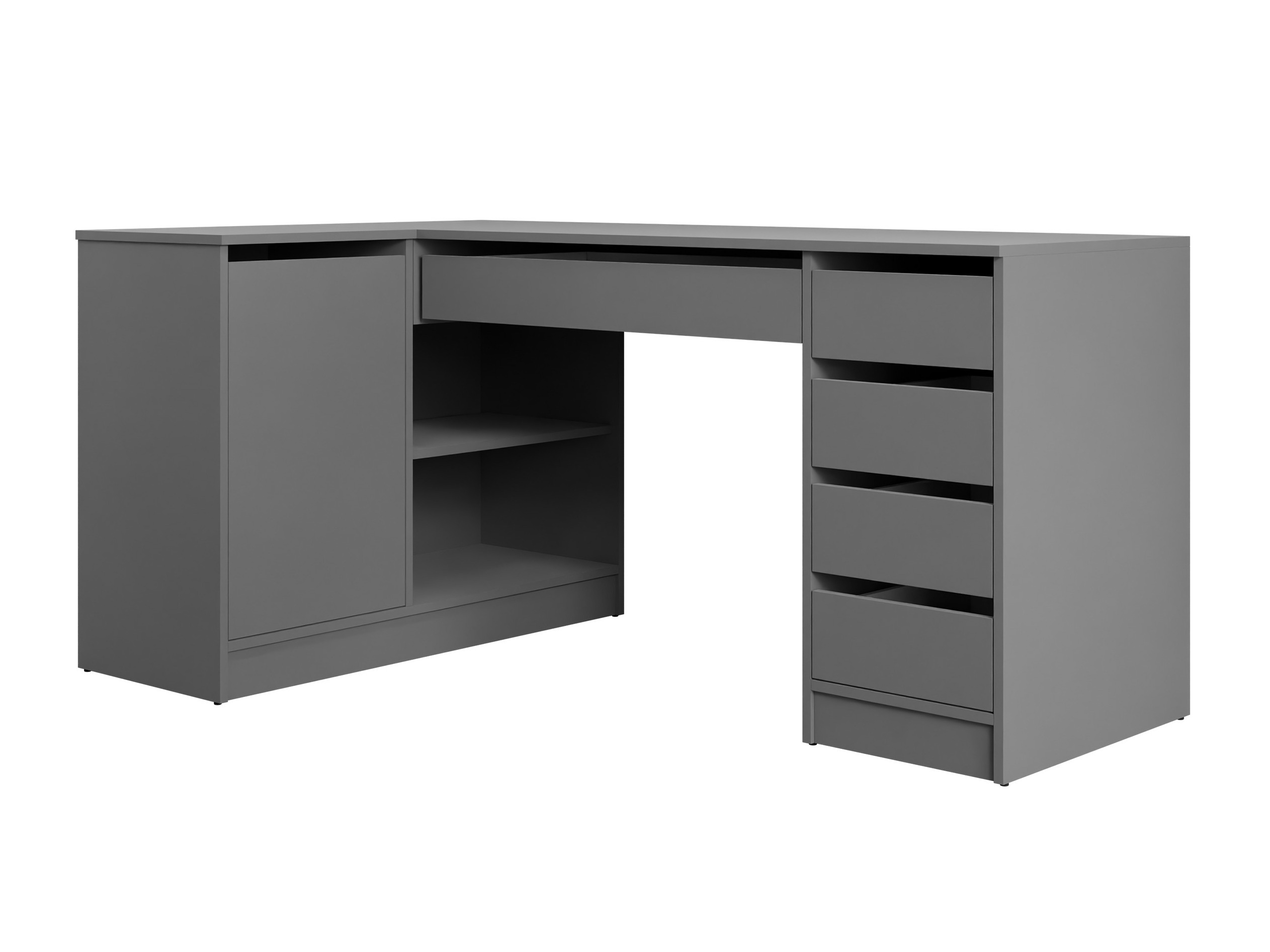 Hjørneskrivebord Comfivo Terros III (Antracit)