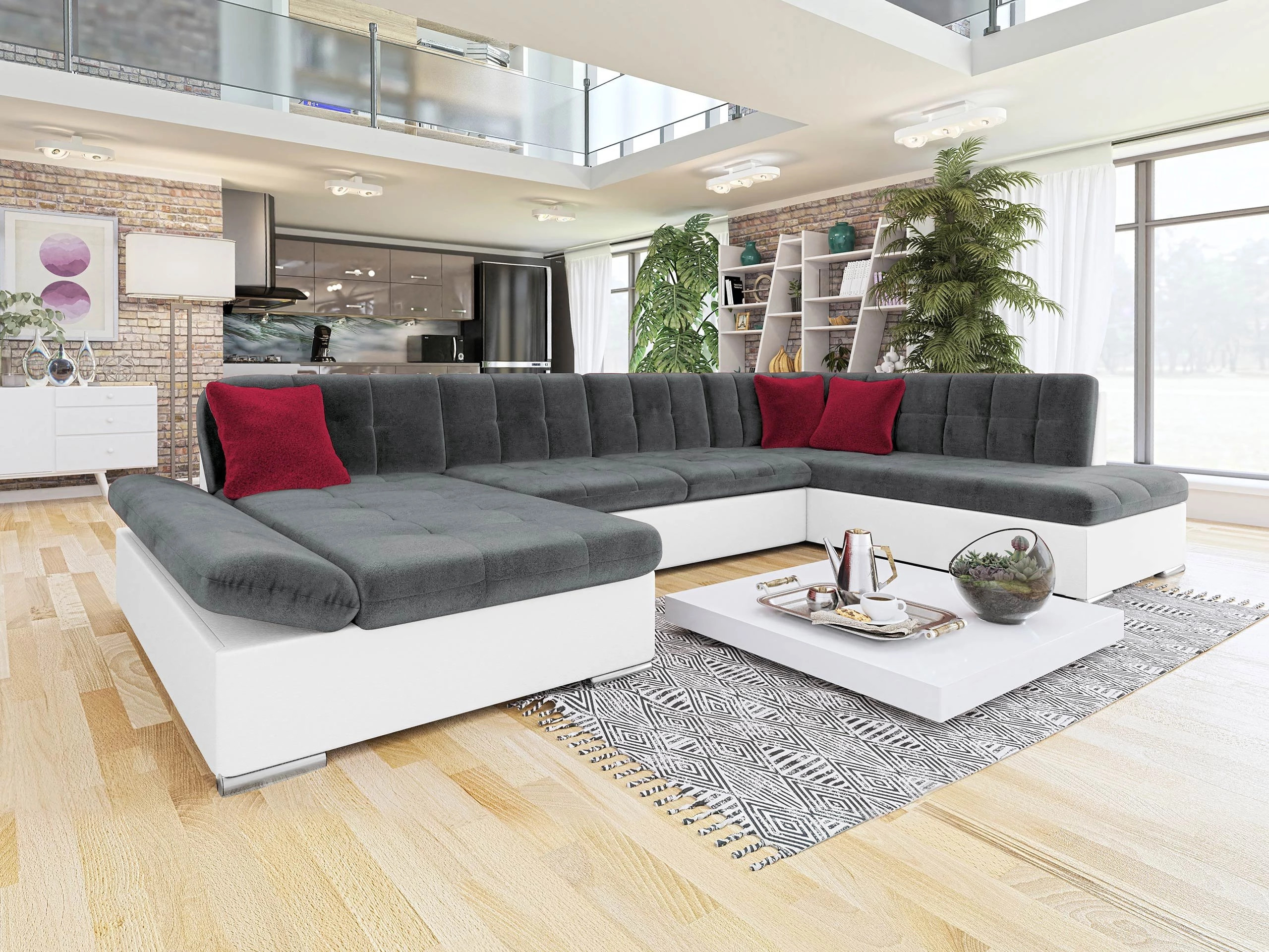 Hjørnesofa Comfivo Tilia I (Soft 017 + Kronos 22 + Kronos 02)