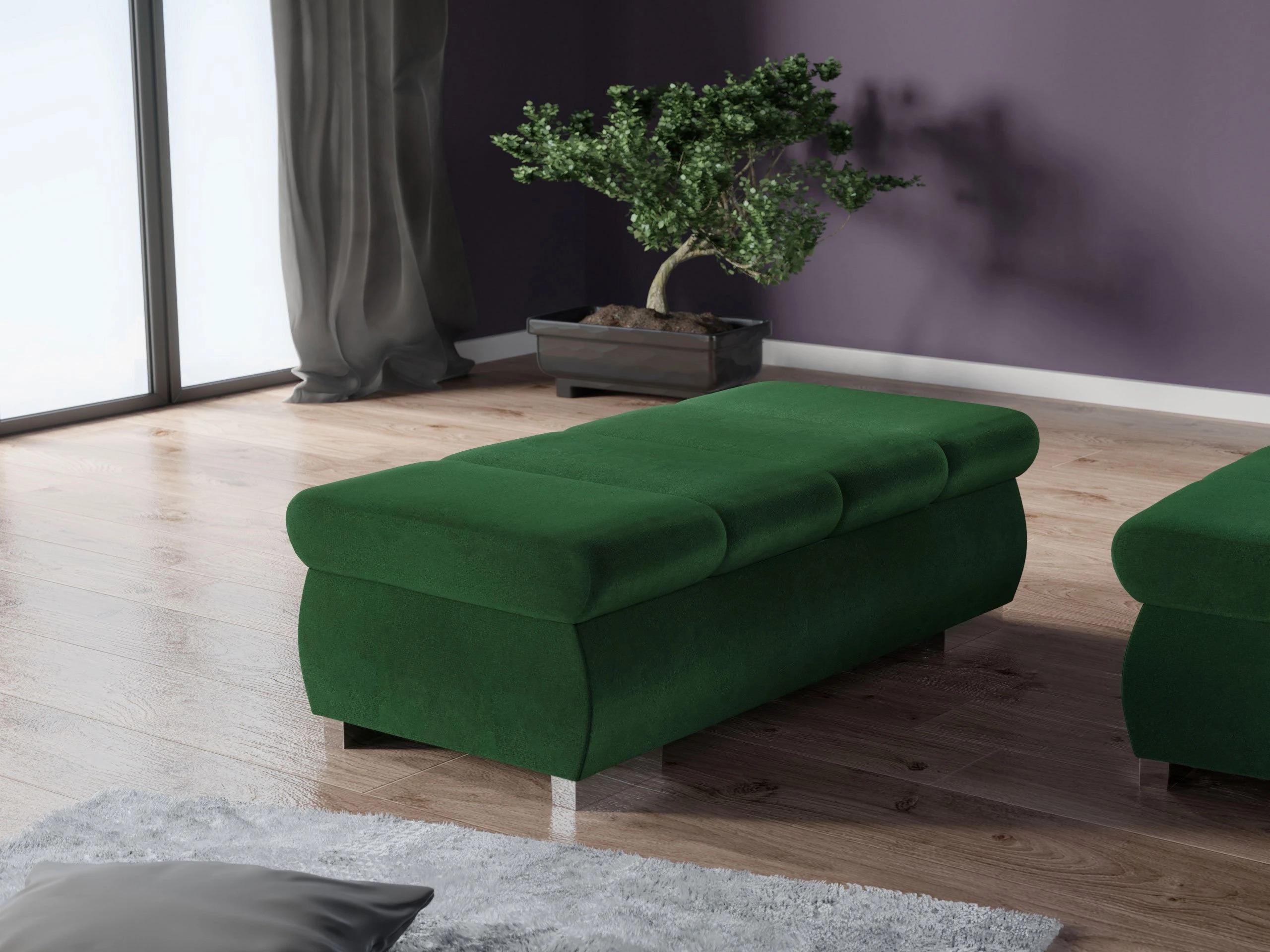 Polstret bænk Comfivo Olivetum I (Manila 35)