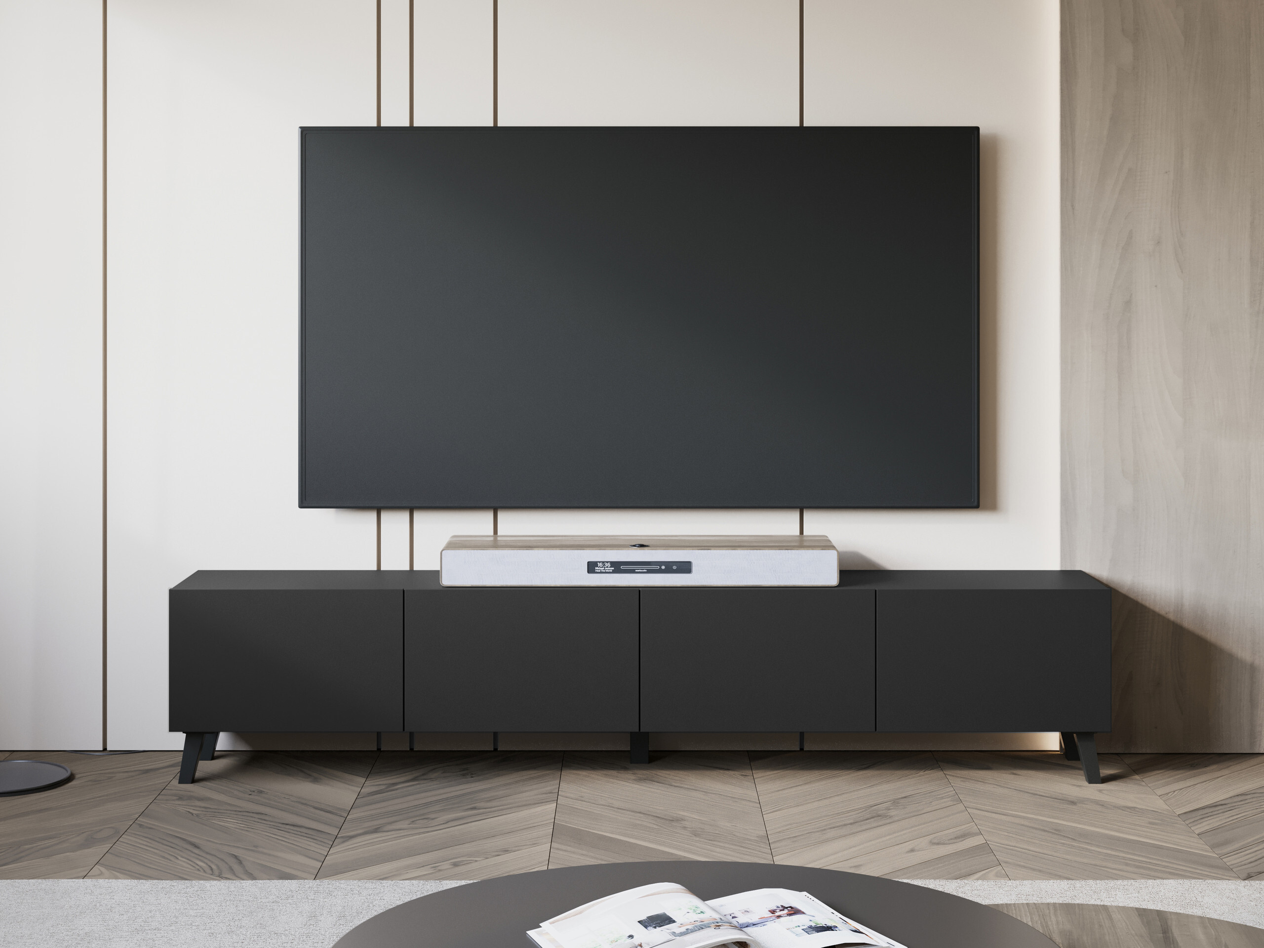 TV-bord Levtive 101 (Grafit)