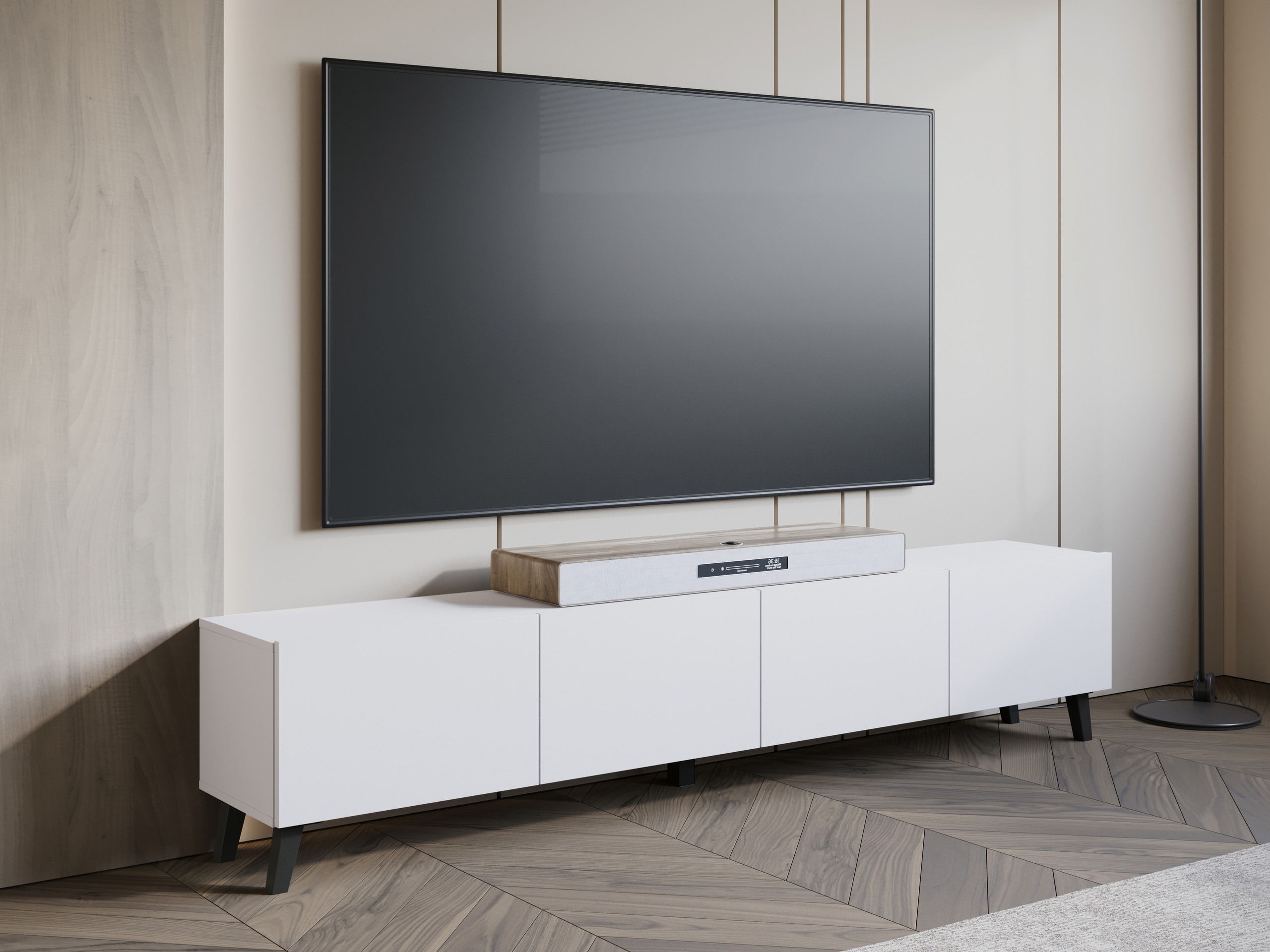 TV-bord Levtive 101 (Hvid)