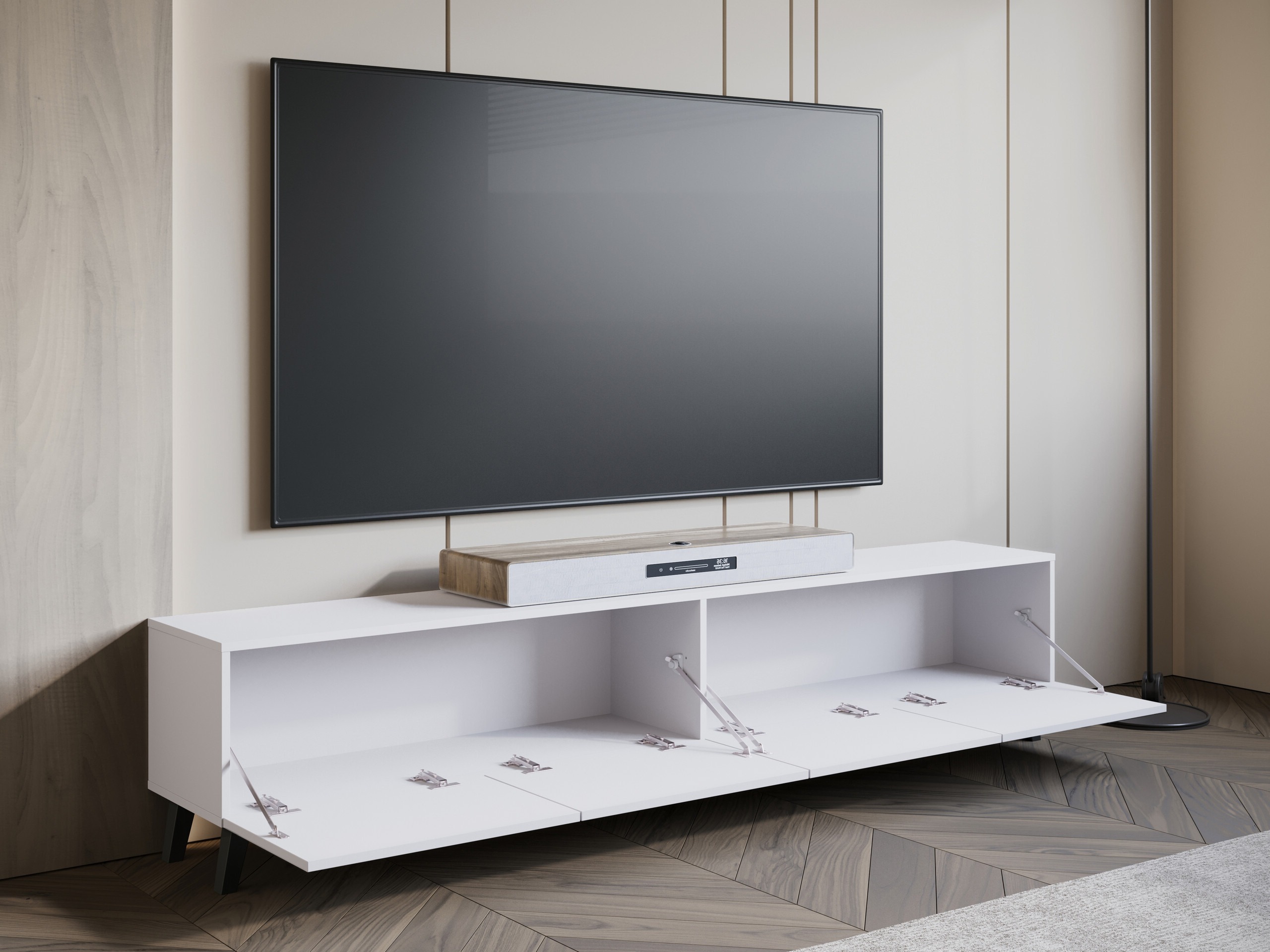 TV-bord Levtive 101 (Hvid)
