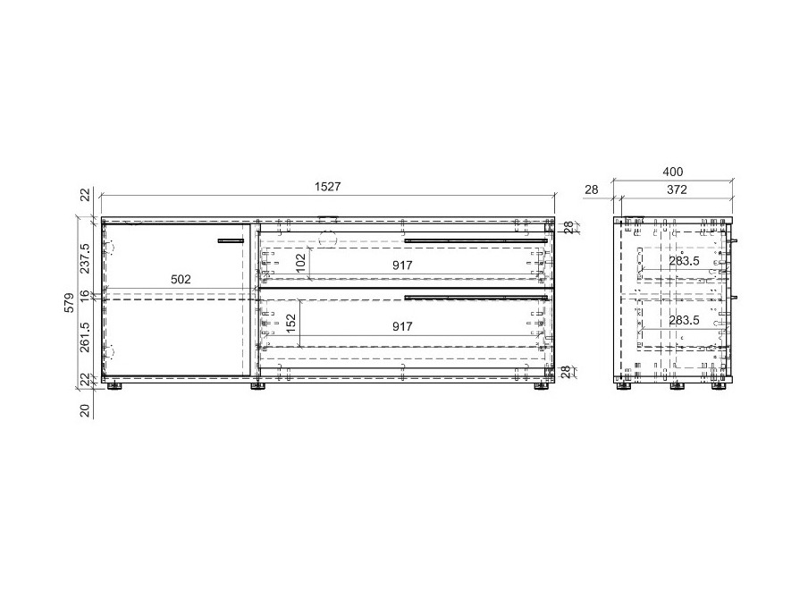 TV-bord Cavdoma 100