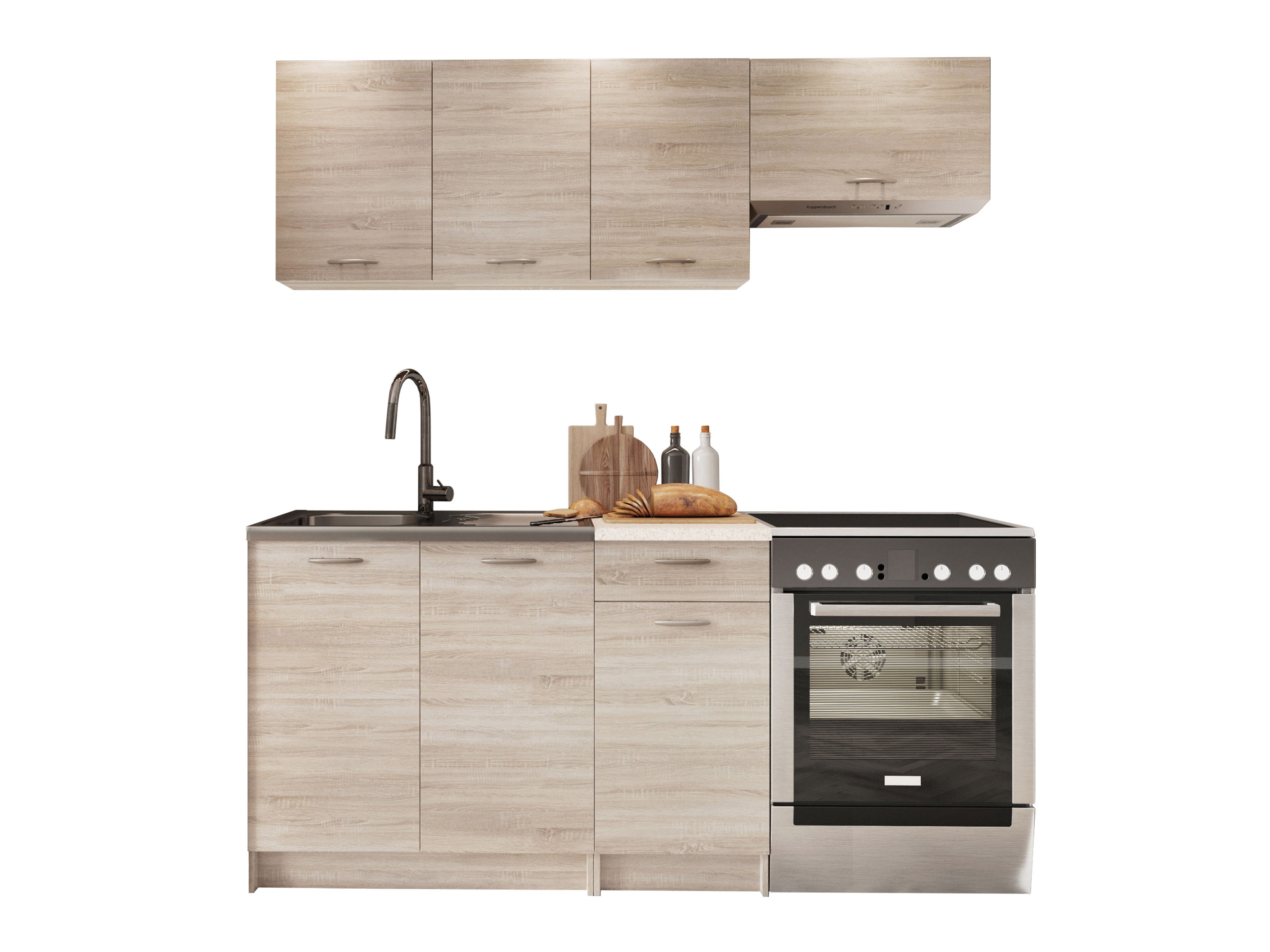 Køkkensæt Ota (Sonoma eg + Beige)