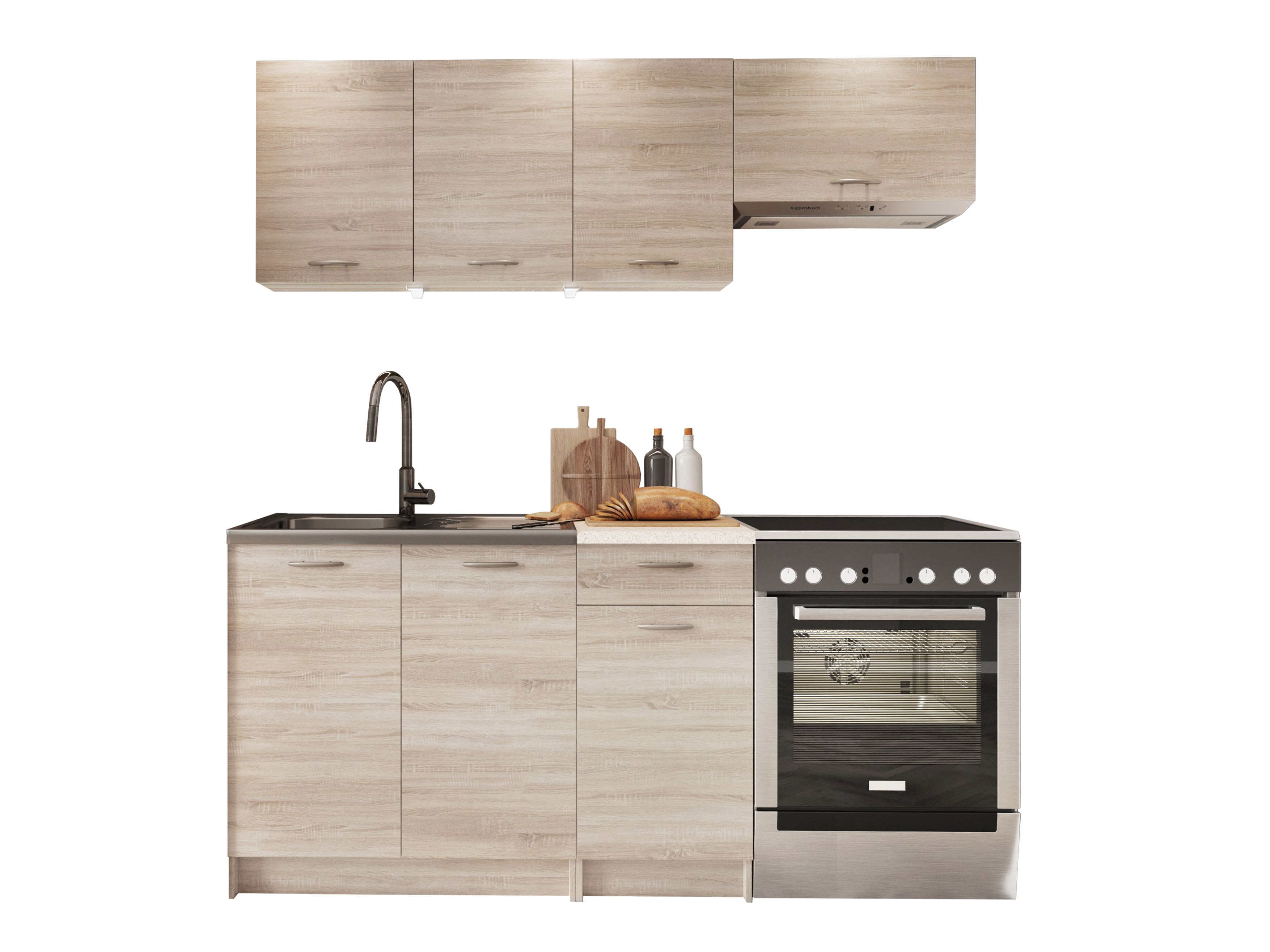 Køkkensæt Ota (Sonoma eg + Beige)