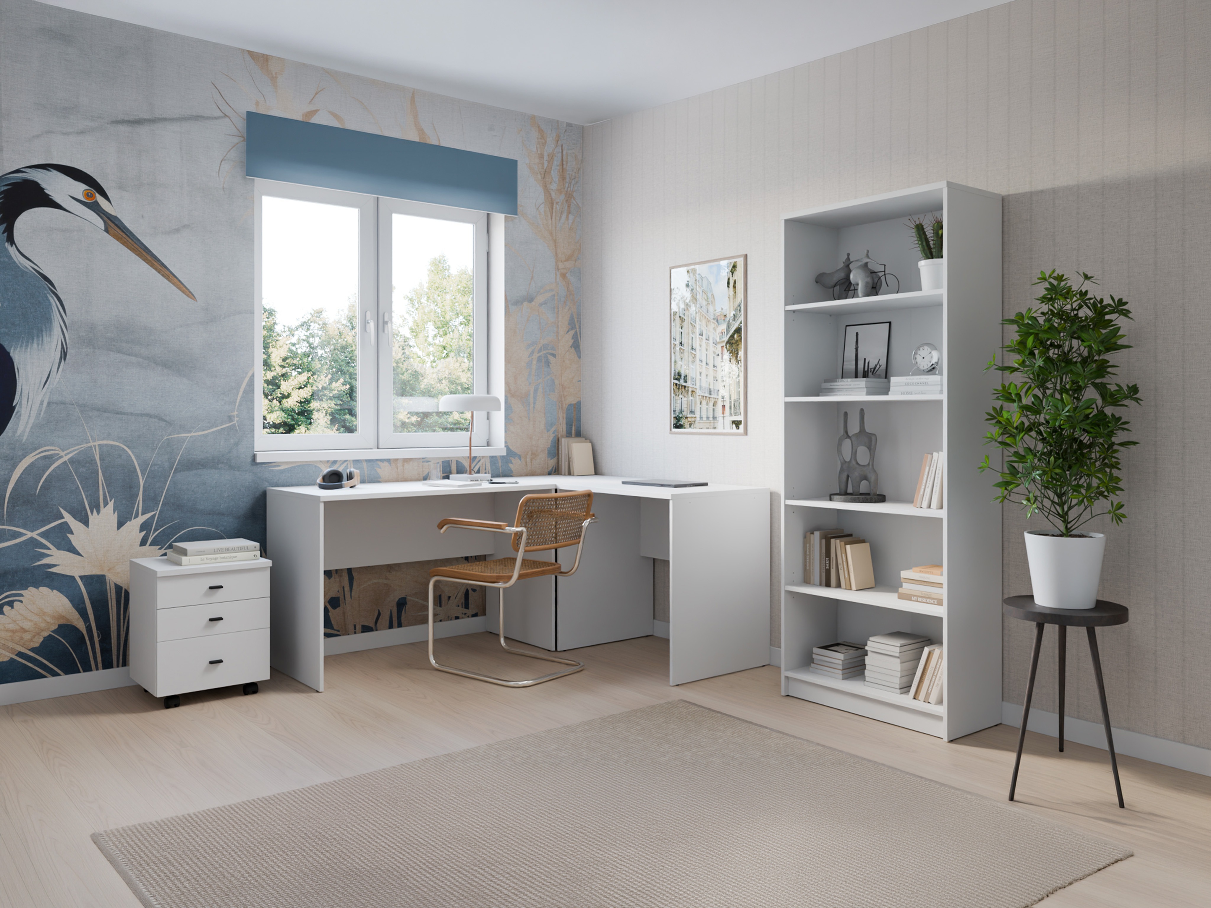 Skrivebord Fiofive 107 (Hvid)